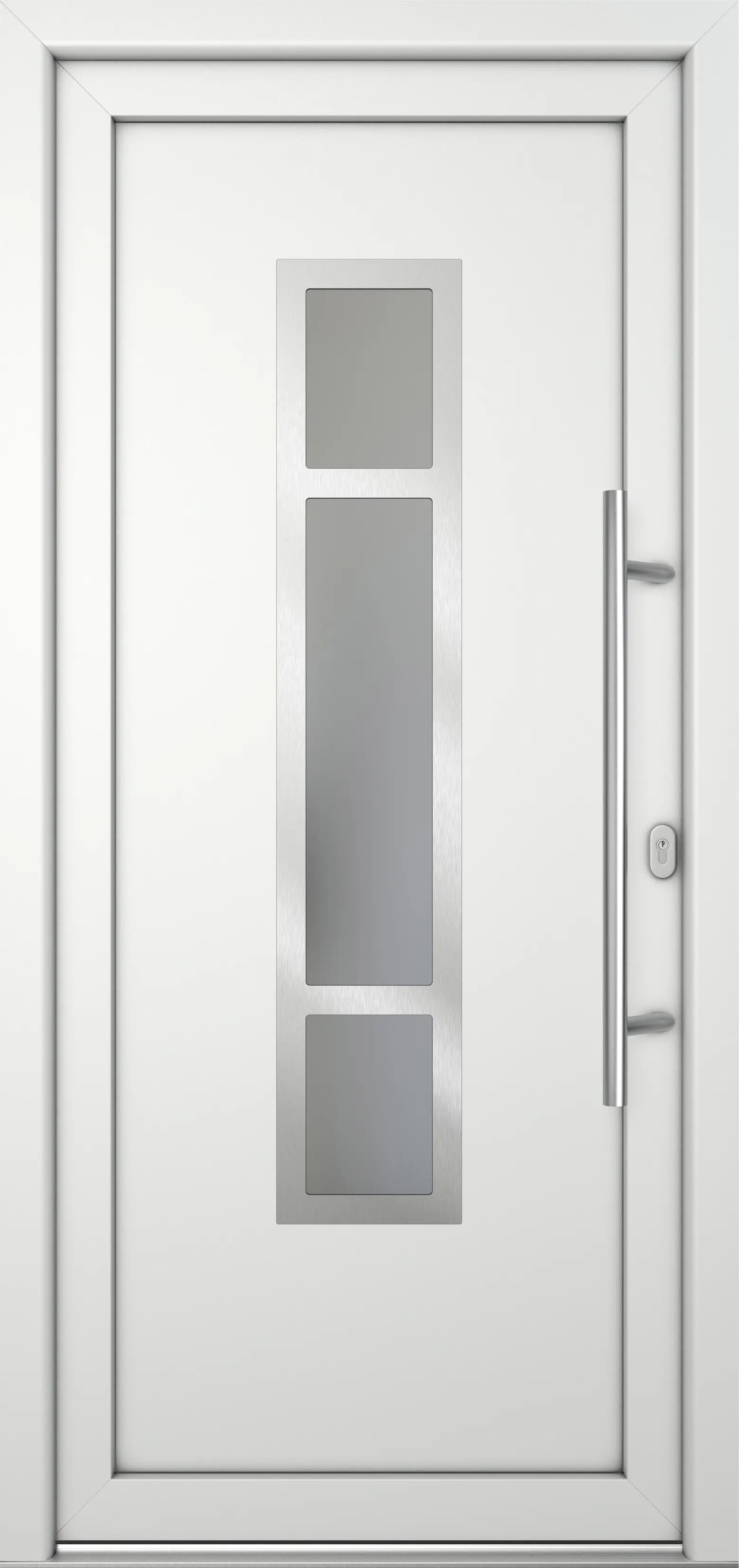 Meeth Haustür Signum Pro PVC Modell 87 108 x 200 cm DIN Rechts weiß
