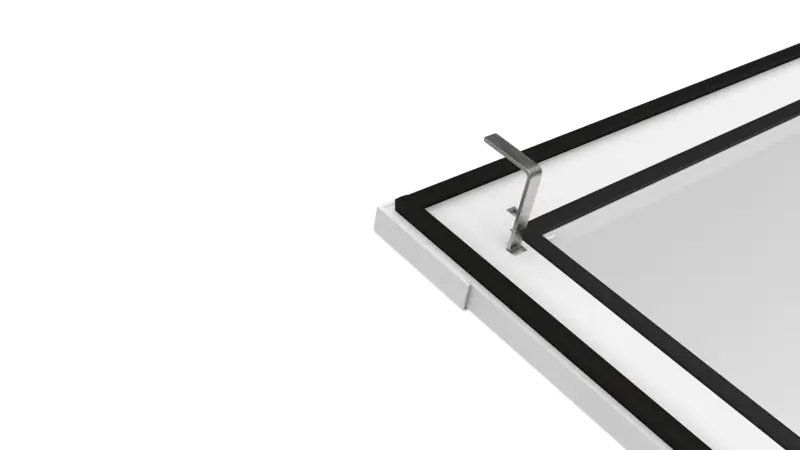 Primaster Fliegenschutz-Fenster 130 x 150 cm schwarz/weiß kürzbar