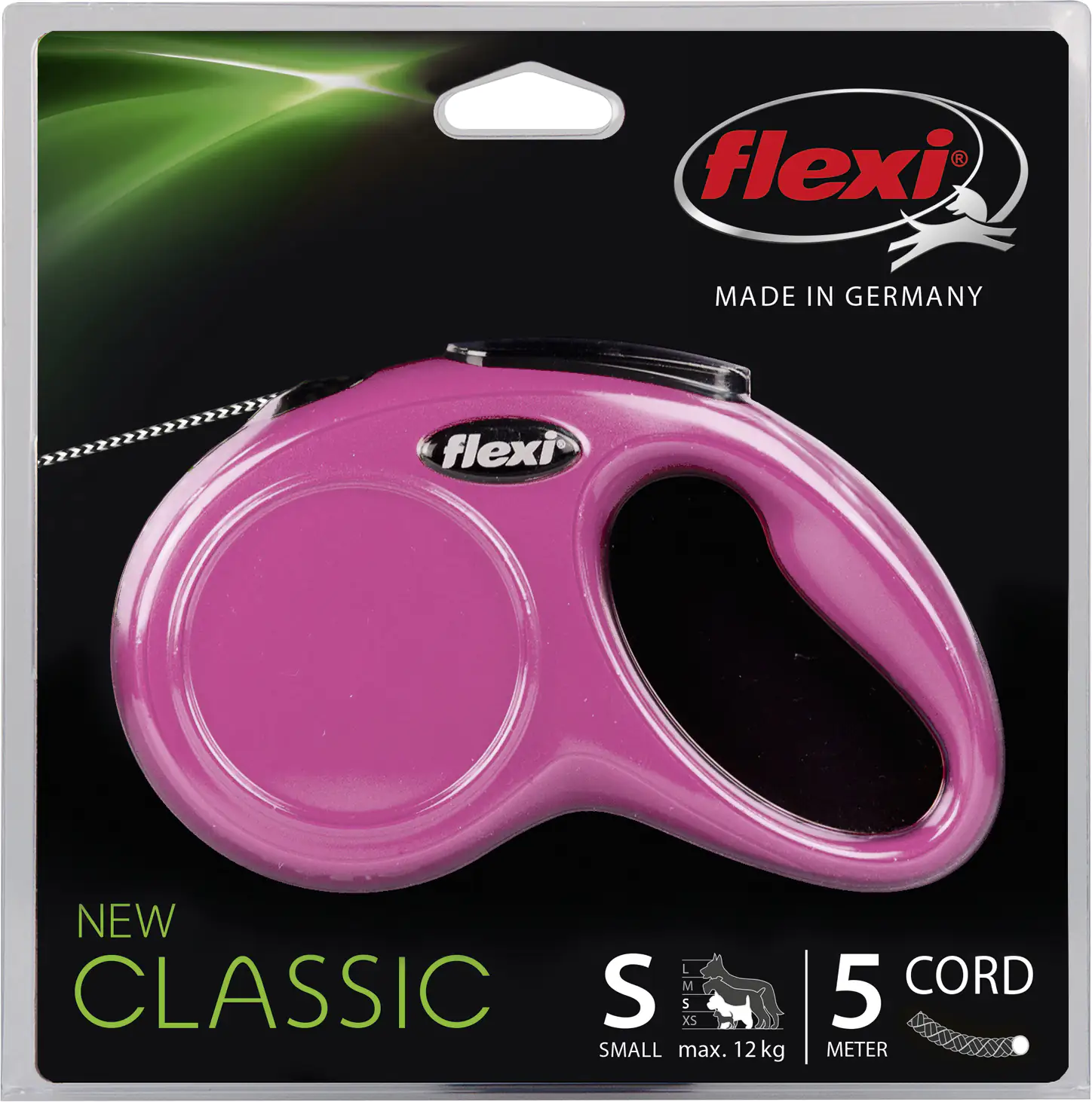 Flexi Hundeleine New Classic S pink, Seil