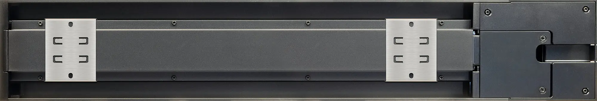 Schwaiger Modulare Stromleiste 50 cm max. 3680W schwarz
