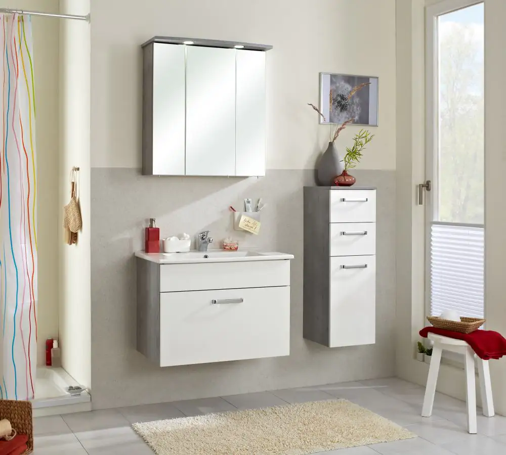 Primaster Keramikwaschbecken 80 cm Berlin weiß