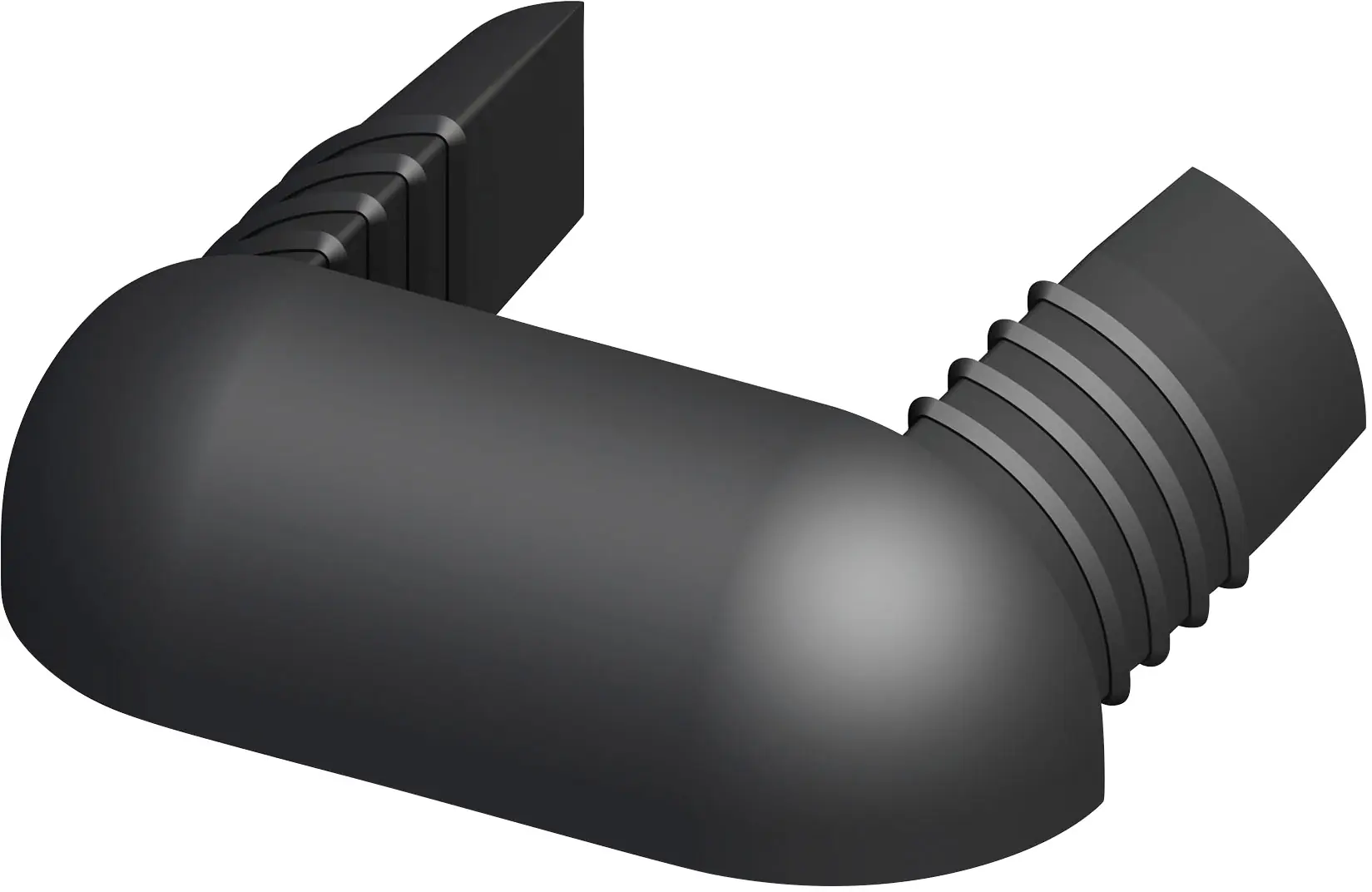 coaxis®-Abschlusskappe, schmal 35.5 x 11 x 9.5 mm (Kunststoff) schwarz