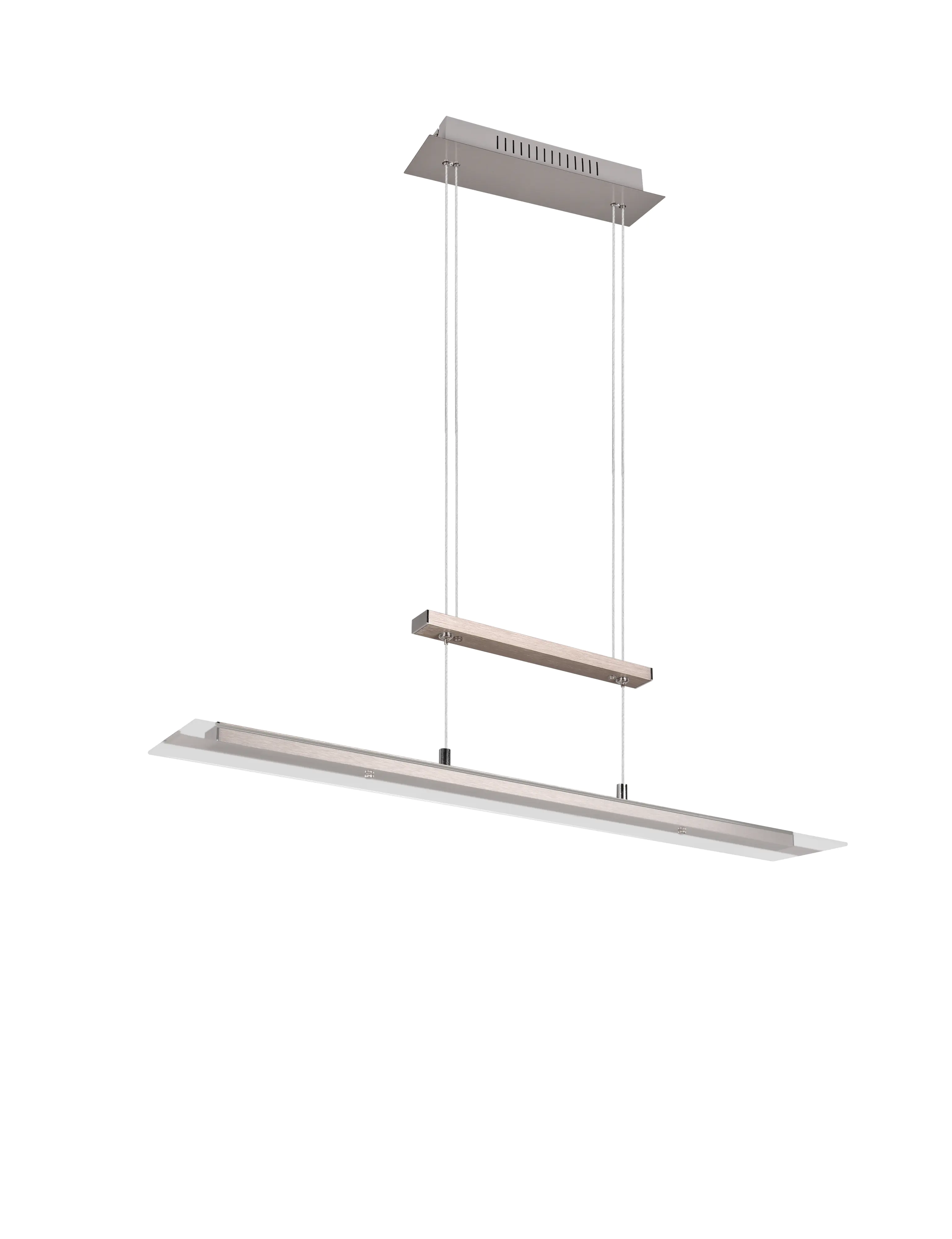 Trio Leuchten LED Pendelleuchte Milos 4x 5W nickel, Metall