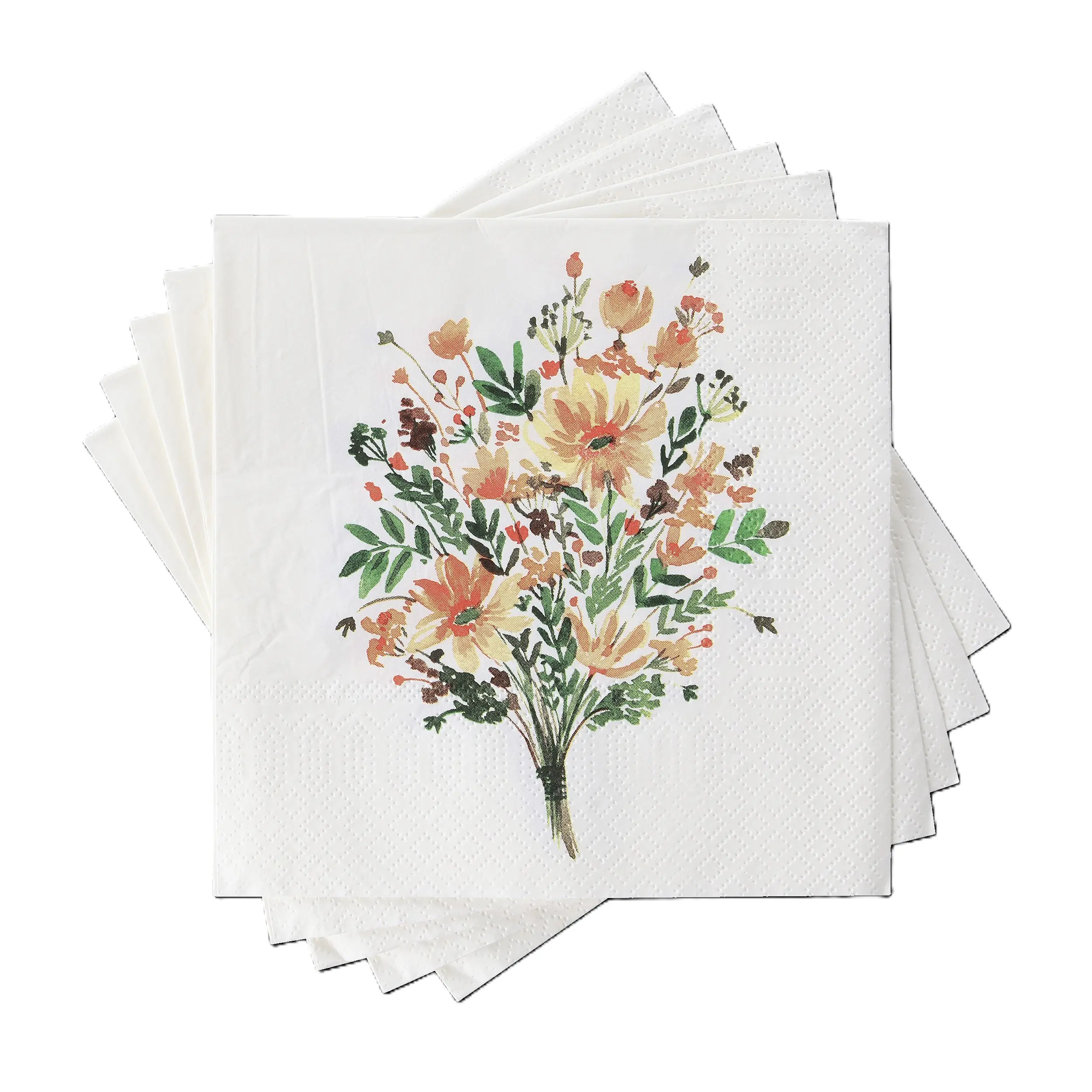 Eglo Servietten Motiv Blumenstrauß Mahuli bunt 17 x 17 cm - 20er Pack