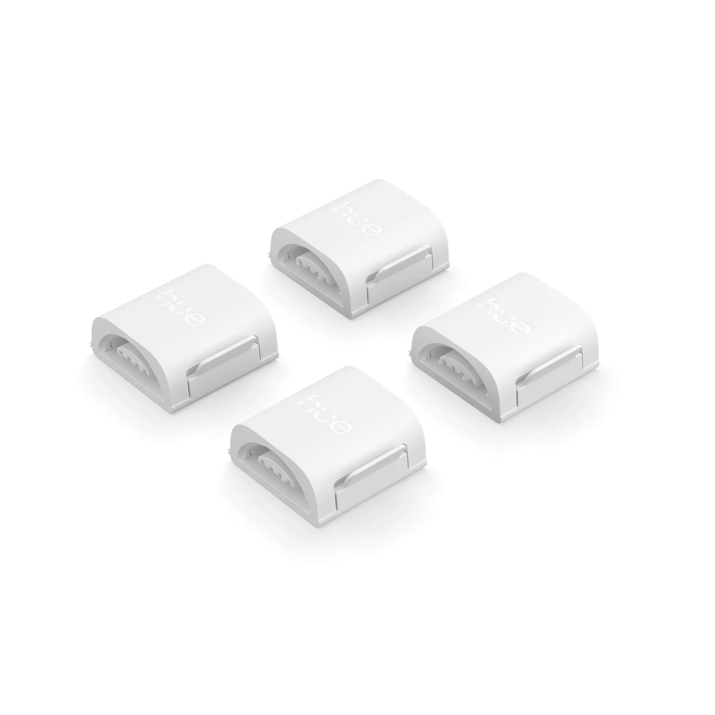 Philips Hue Stecker Flux Gradient LED-Streifen weiß 4 Stück