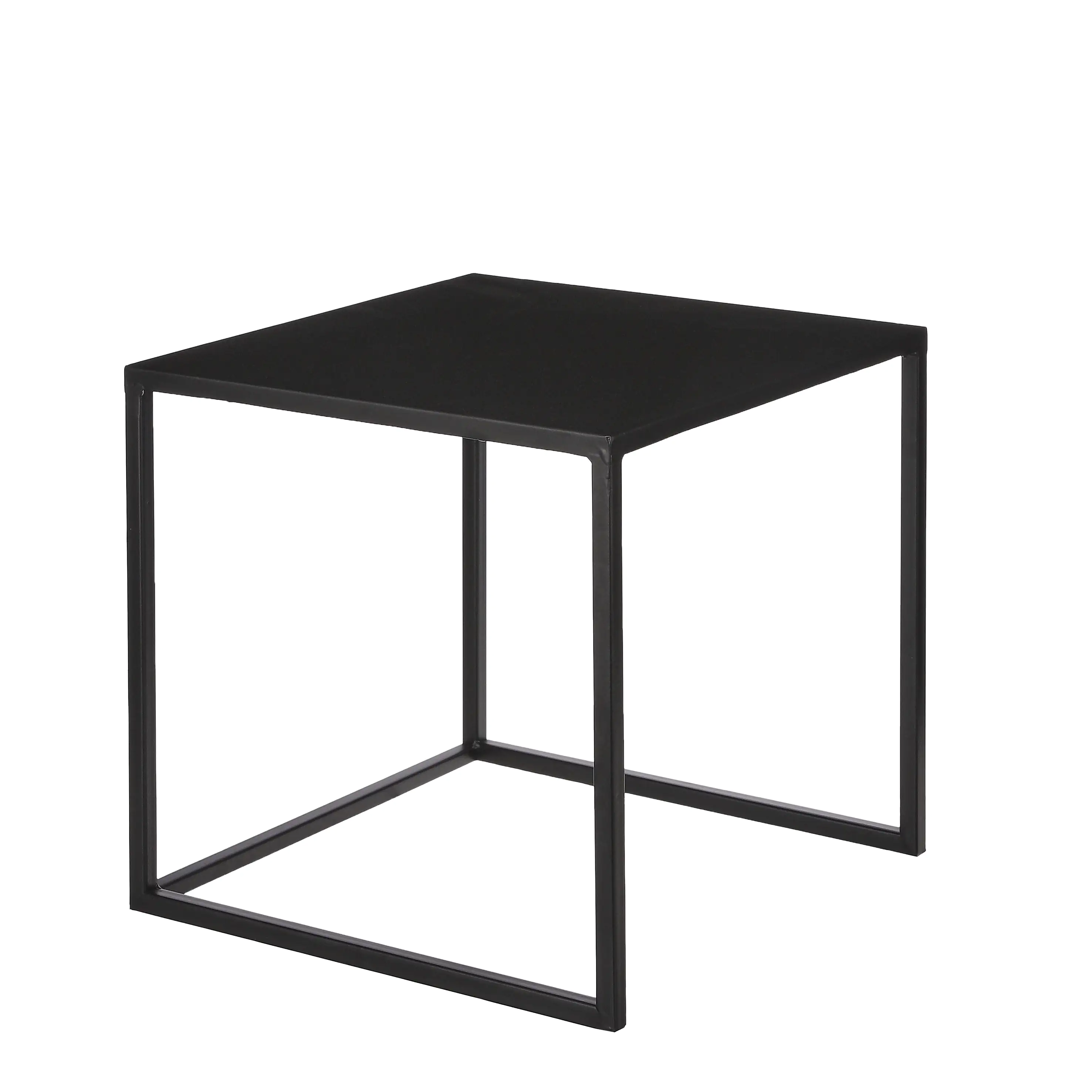 Mica Beistelltisch Goa schwarz, 35 x 35 x 33 cm