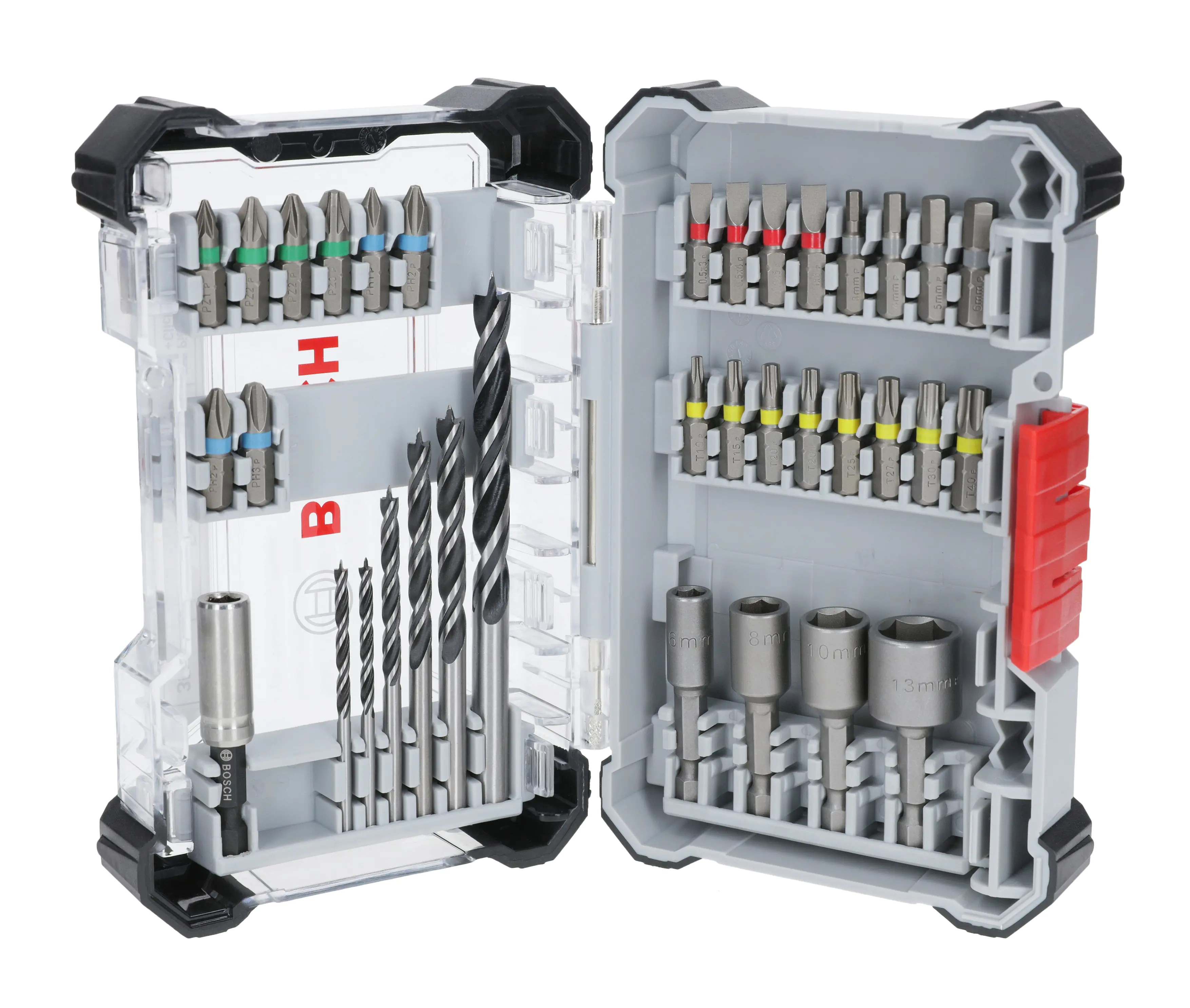 Bosch Extra Hard Schrauberbit und PRO Wood Bohrerbit-Set 35-teilig