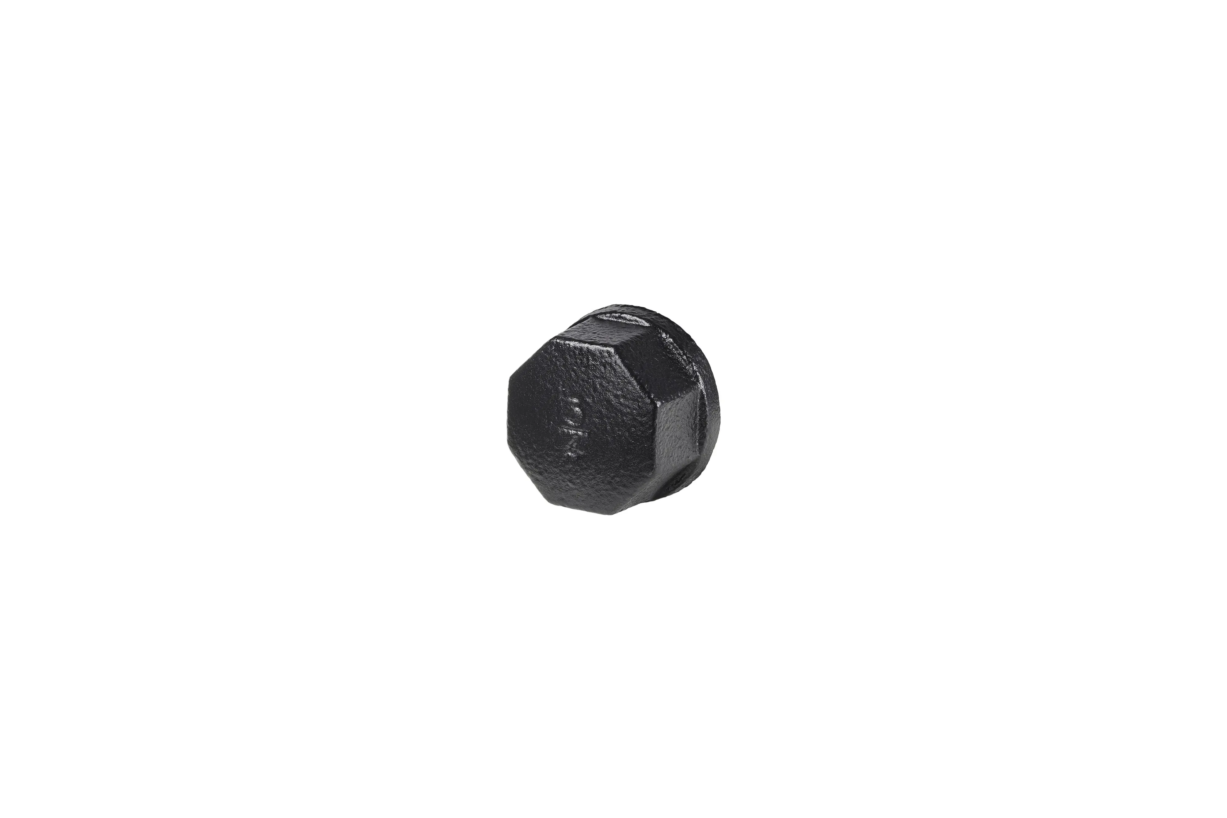 Dolle Abdeckkappe für Pipe-Regalsystem 20 mm (3/4") schwarz matt 2 Stück
