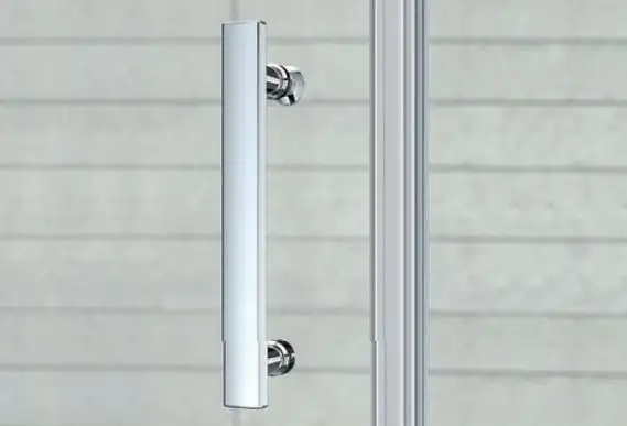 Primaster Dusch-Drehtür mit Fixteil Easy-6 100 cm Klarglas 