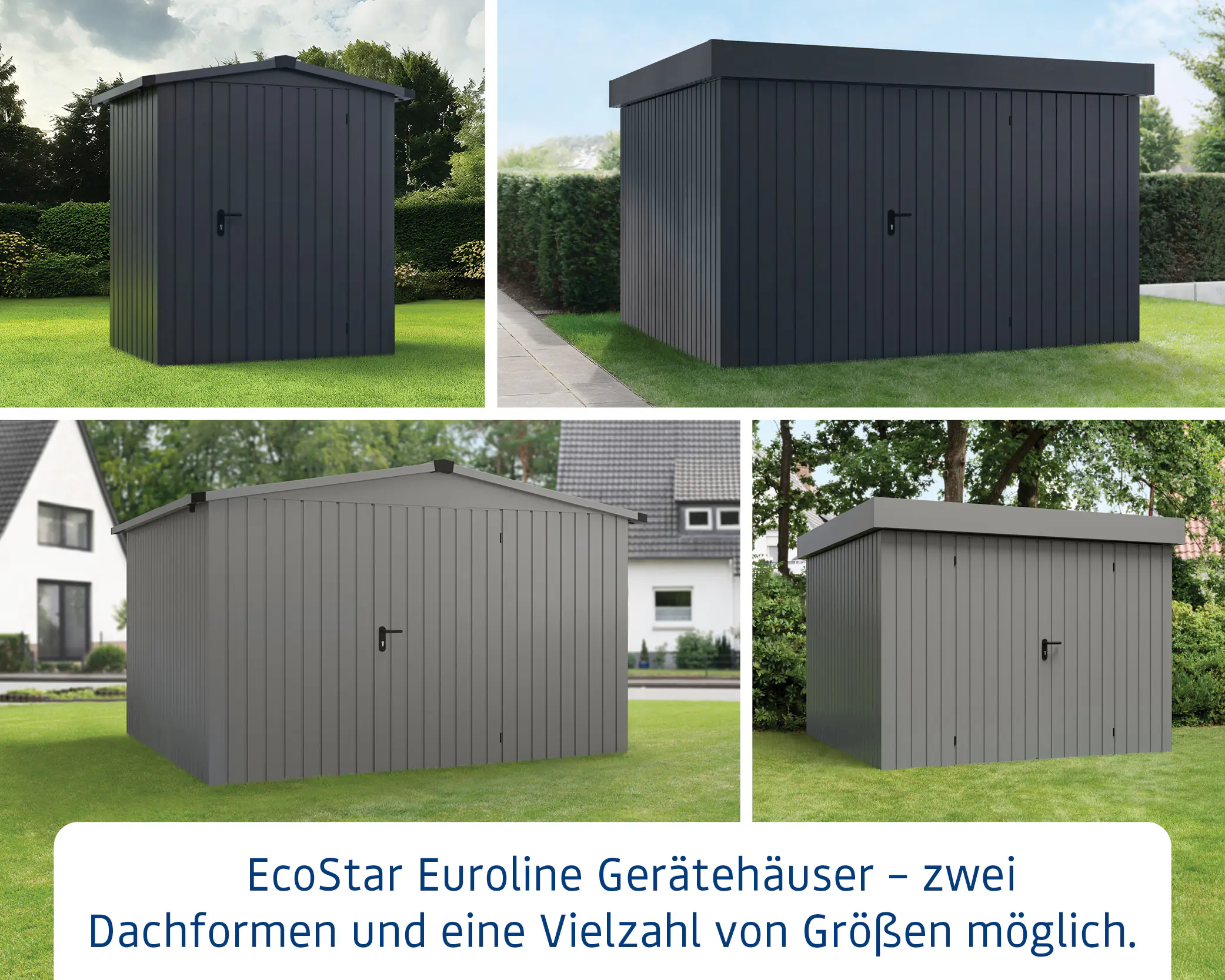 EcoStar Unterkonstruktion für Gerätehaus SD4/FD4/PD4