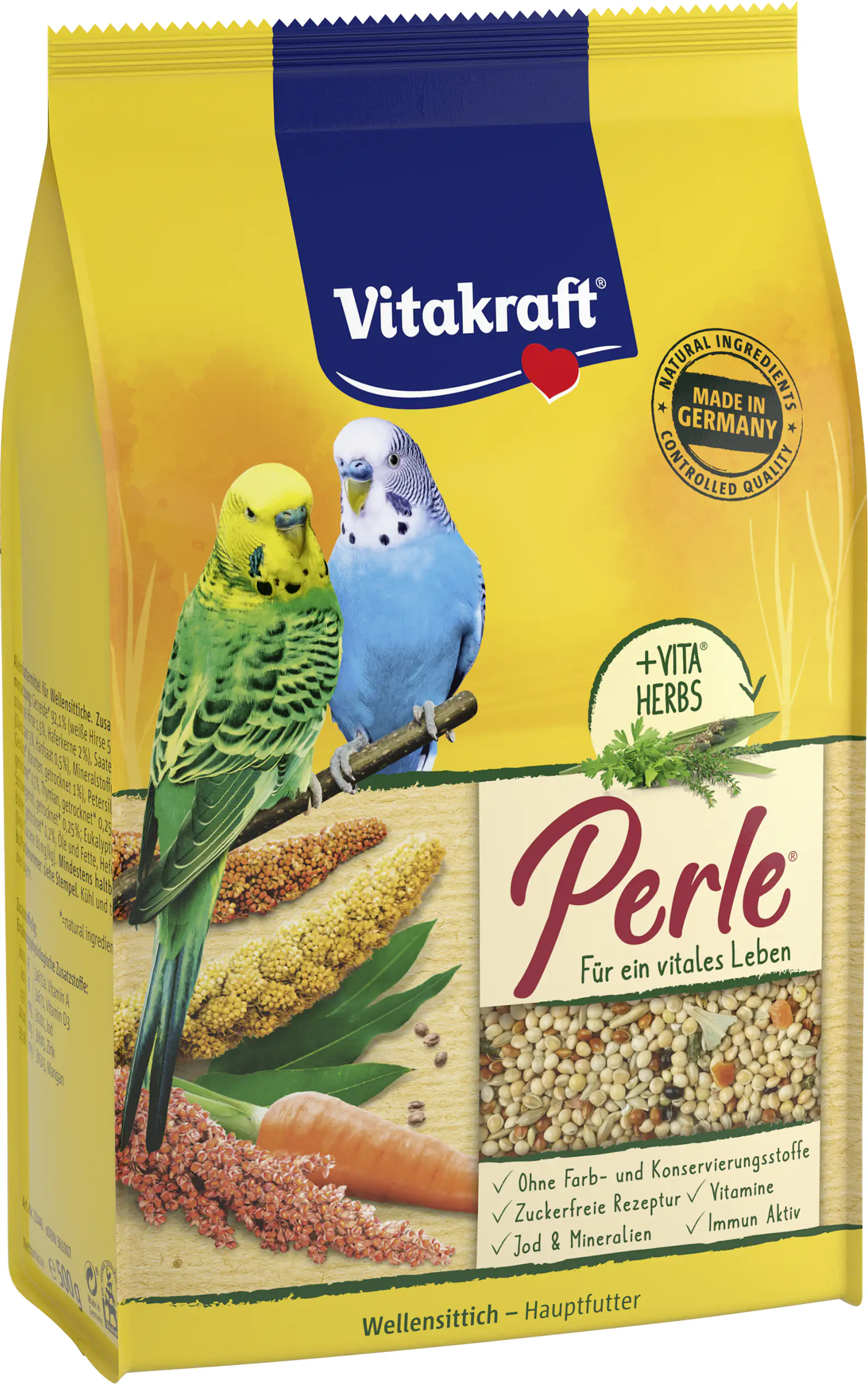 Vitakraft Vogelfutter Perle 500 g