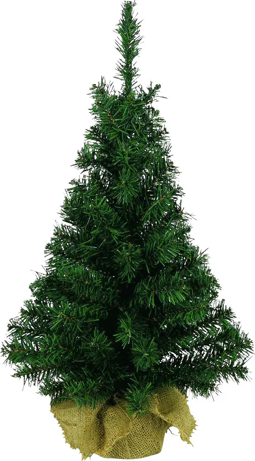 Mini Weihnachtsbaum im Jutesack 35 cm