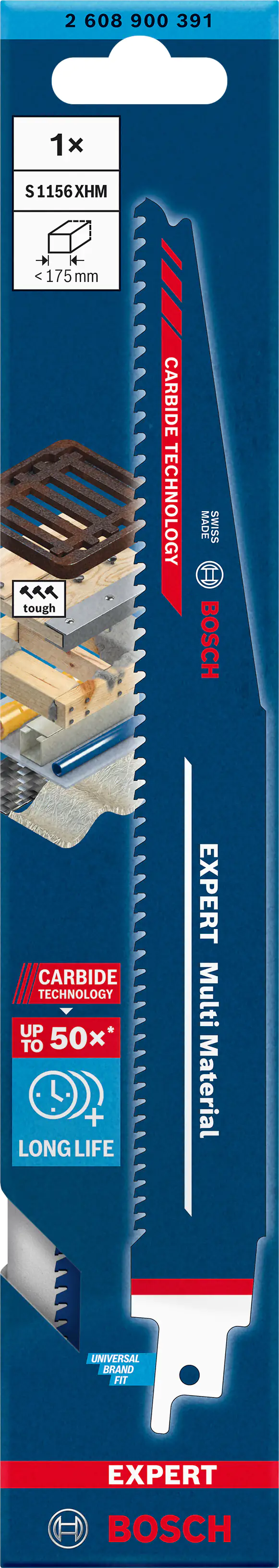 Bosch Expert Multi Material Säbelsägeblatt S1156 XHM