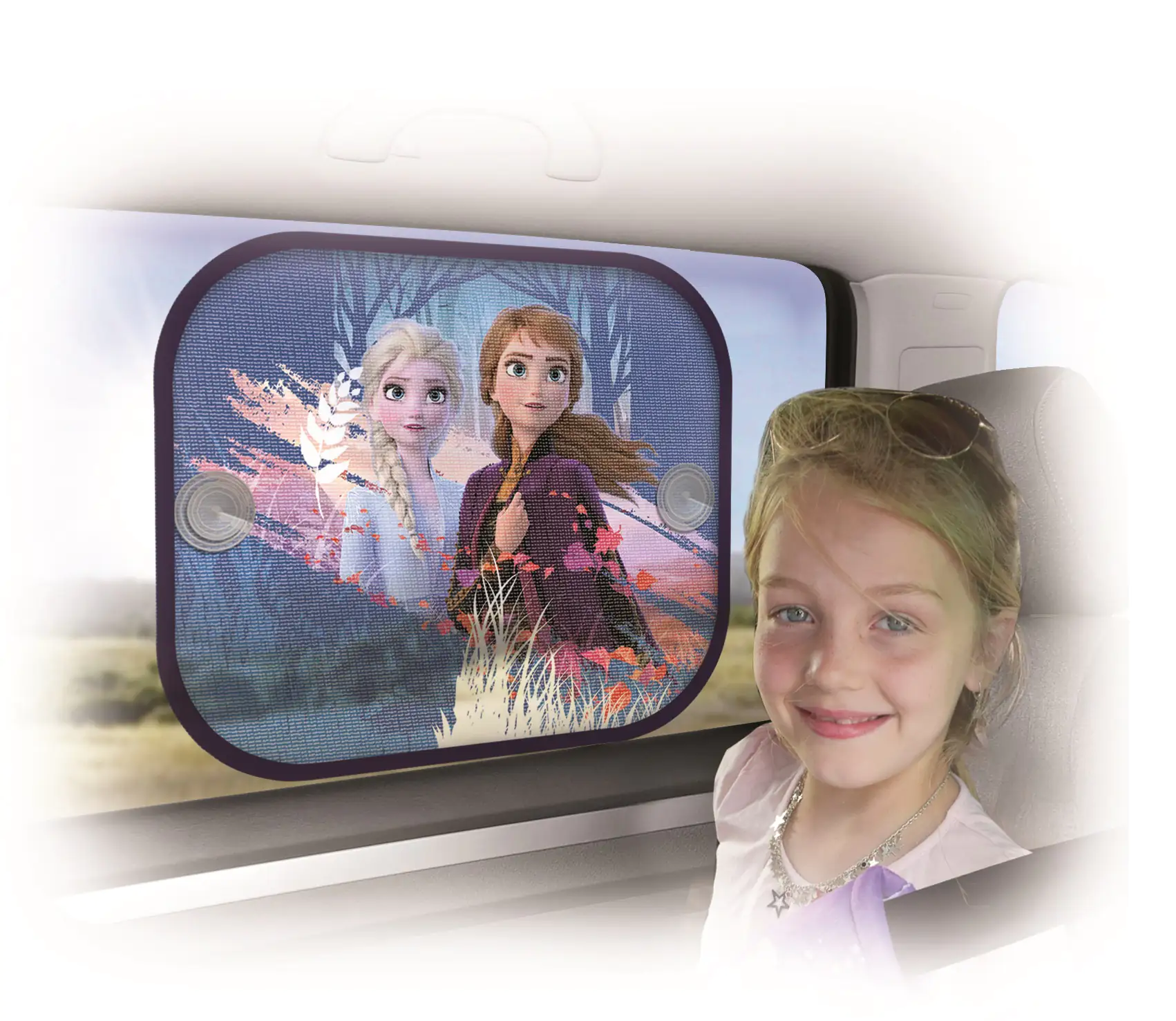 HiTS4KiDS Sonnenschutz Eiskönigin dunkelblau