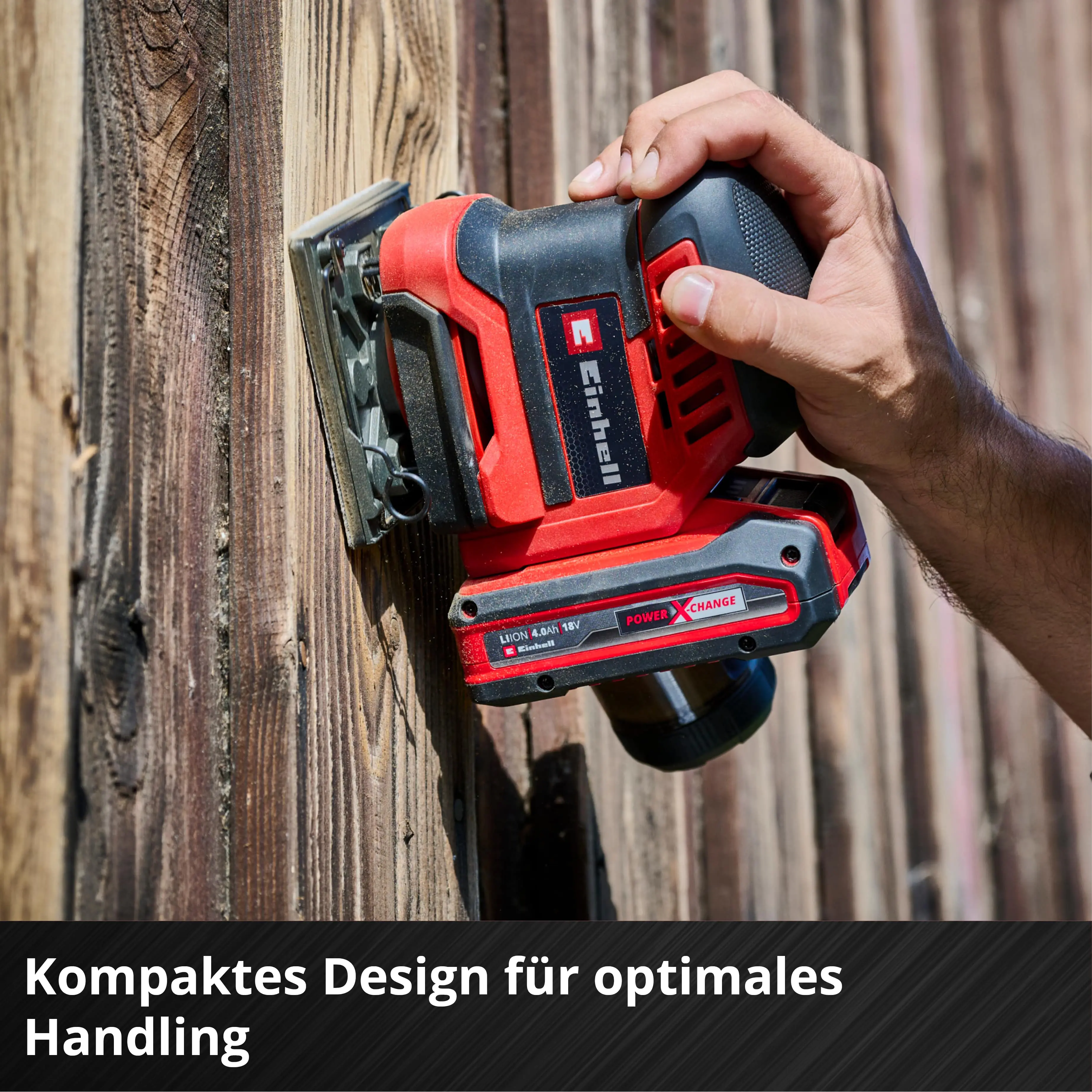 Einhell Expert Akku-Faustschleifer TE-OS 18/113 3X  Li Solo