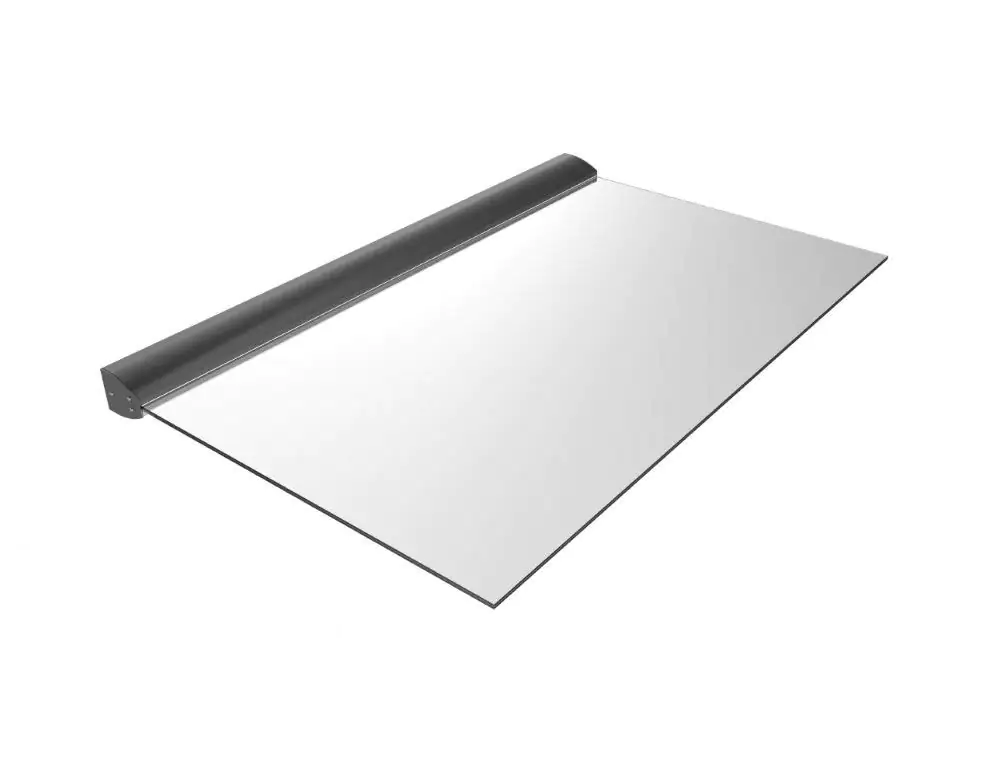 Primaster LED Glas-Vordach St. Tropez 140 x 90 cm, Echtglas - VSG 8 mm