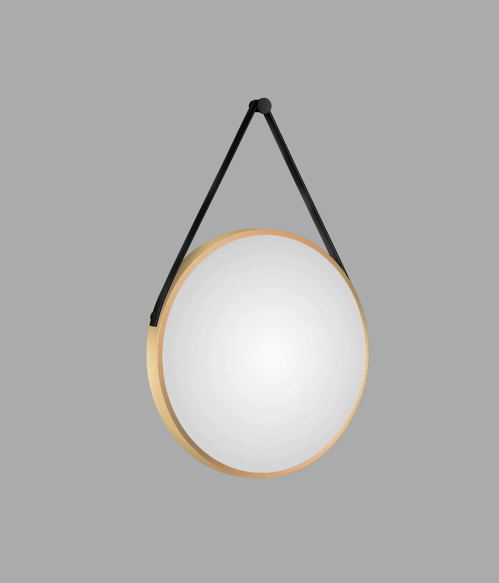 DSK Design Spiegel Silver Coiffeur Ø50 cm, gold