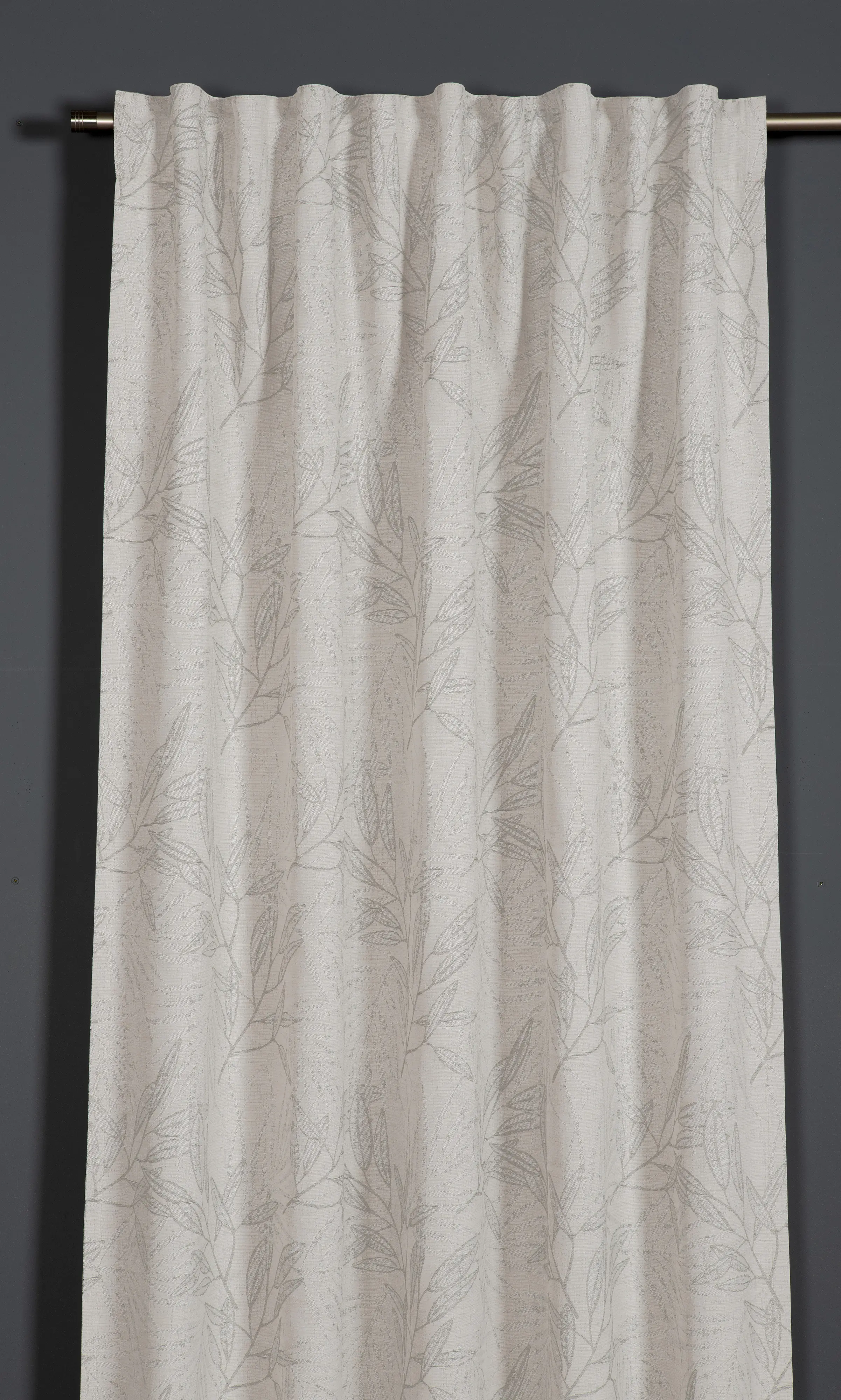 Sehlbach Dekoschal mit Gardinenband natur 135 x 245 cm  