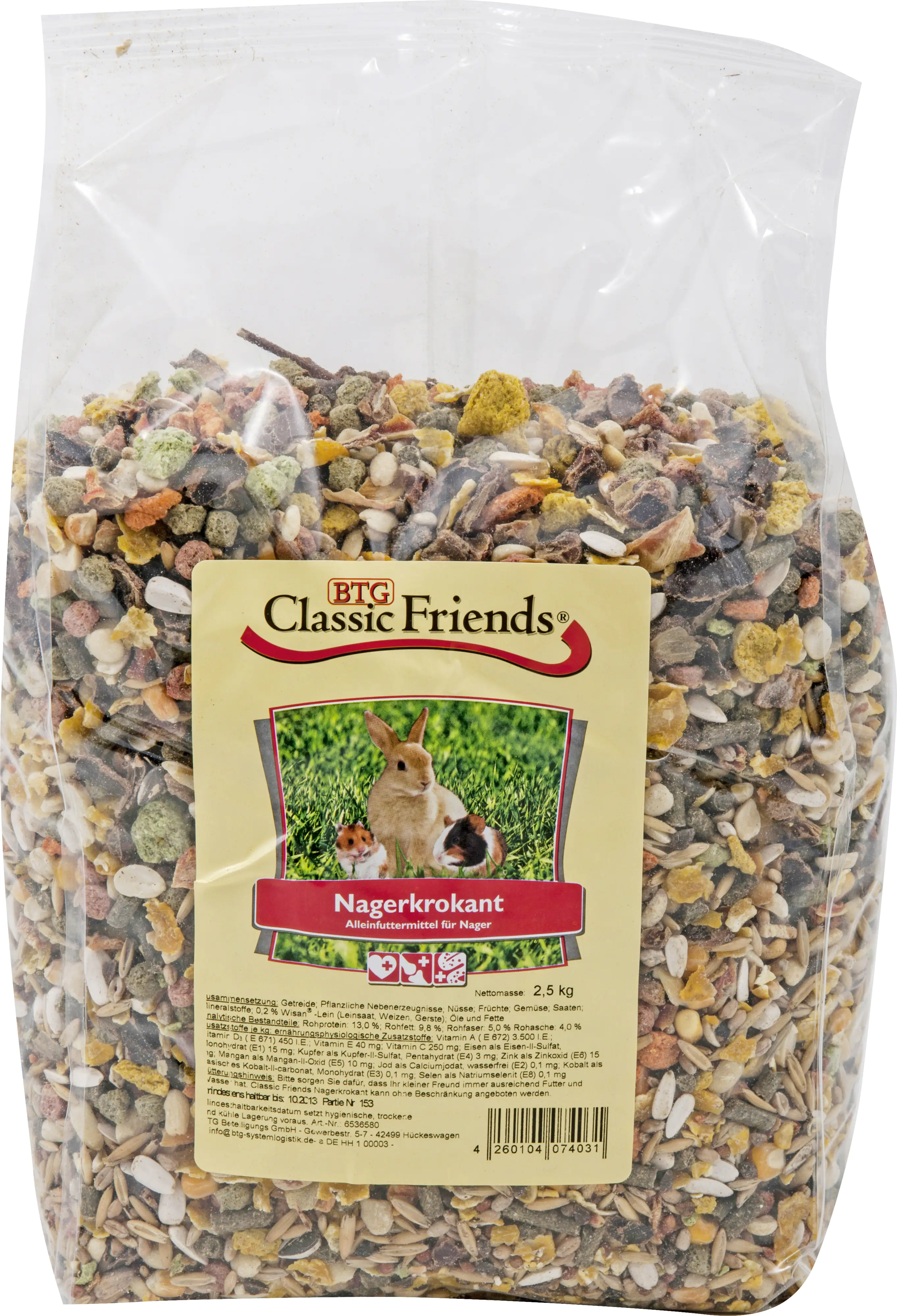 Classic Friends Nagerkrokant 2,5 kg