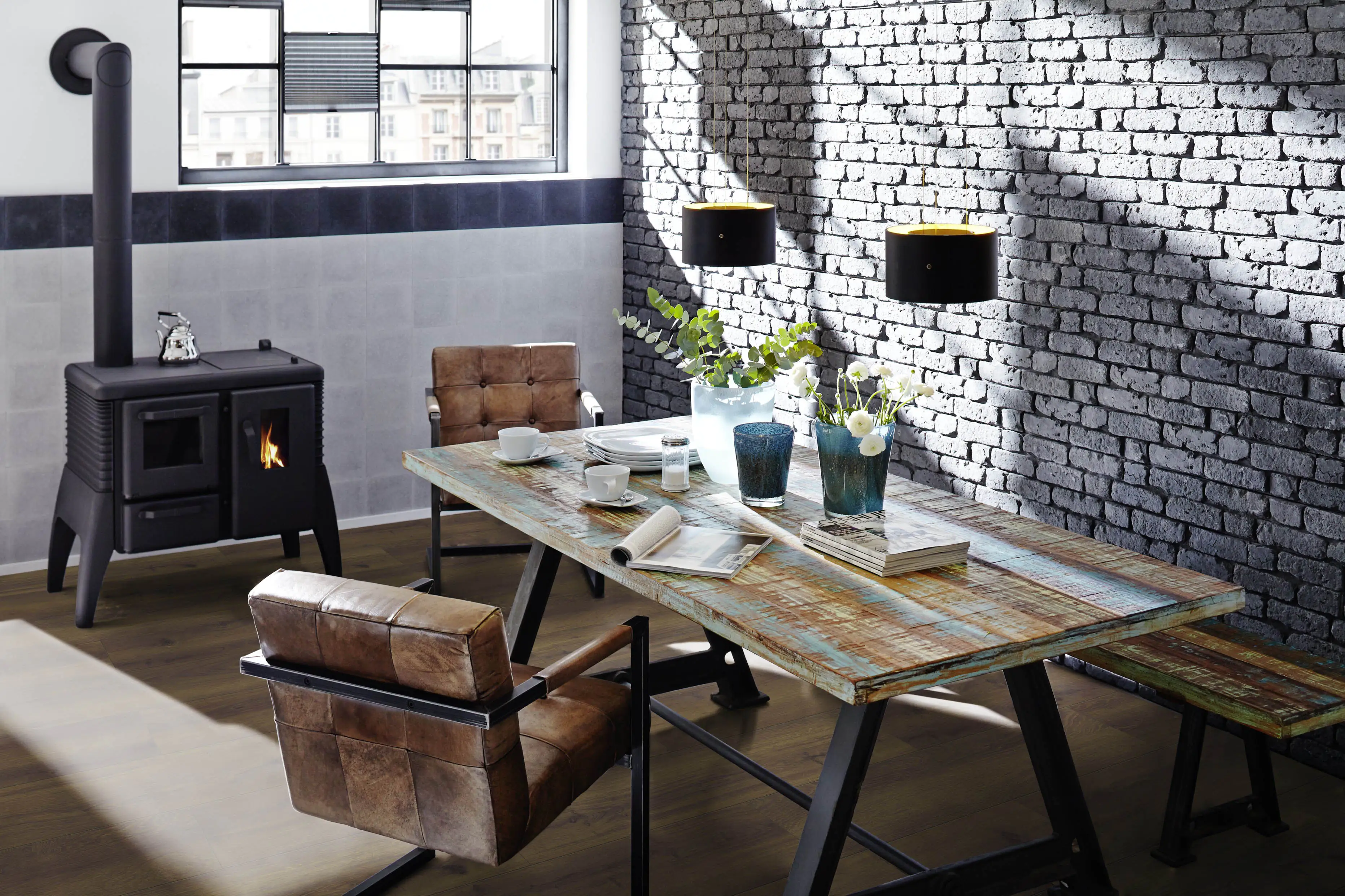 Classen Laminat Edition 7 Eiche dunkel braun