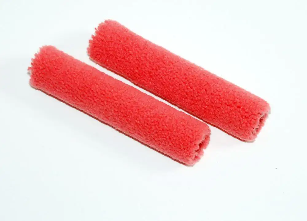 Heizkörper-Lackierwalzen RedFibre 10 cm, 4 mm, 2 Stück