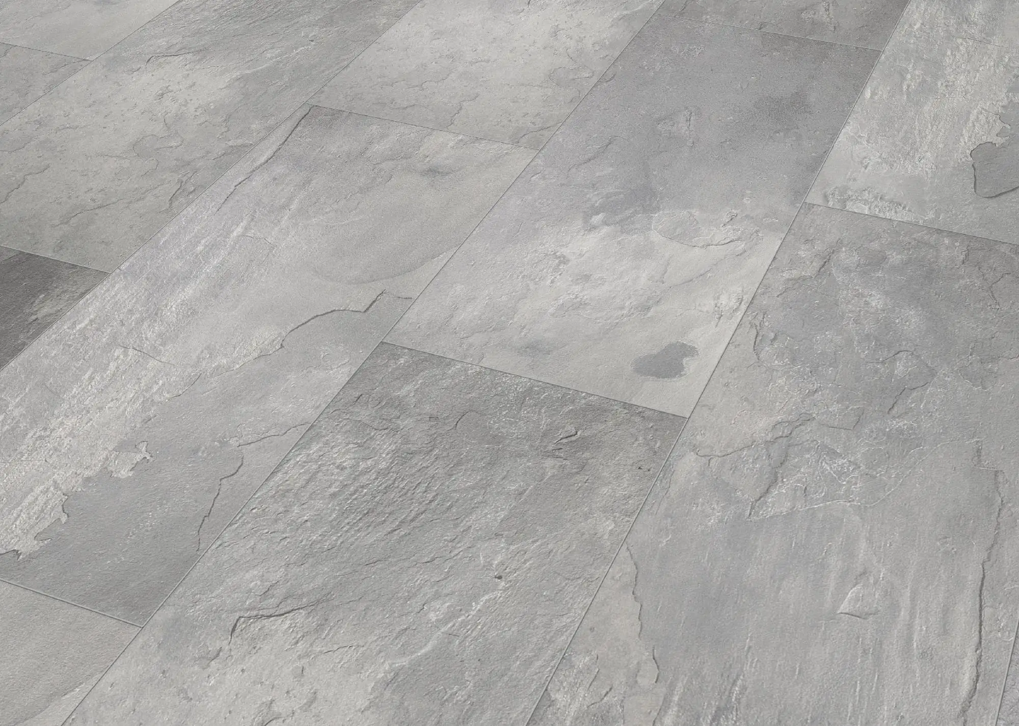 Classen Visiogrande Laminat Fliese Megaloc Aquaprotect 60,4 x 28 cm Tonschiefer grau