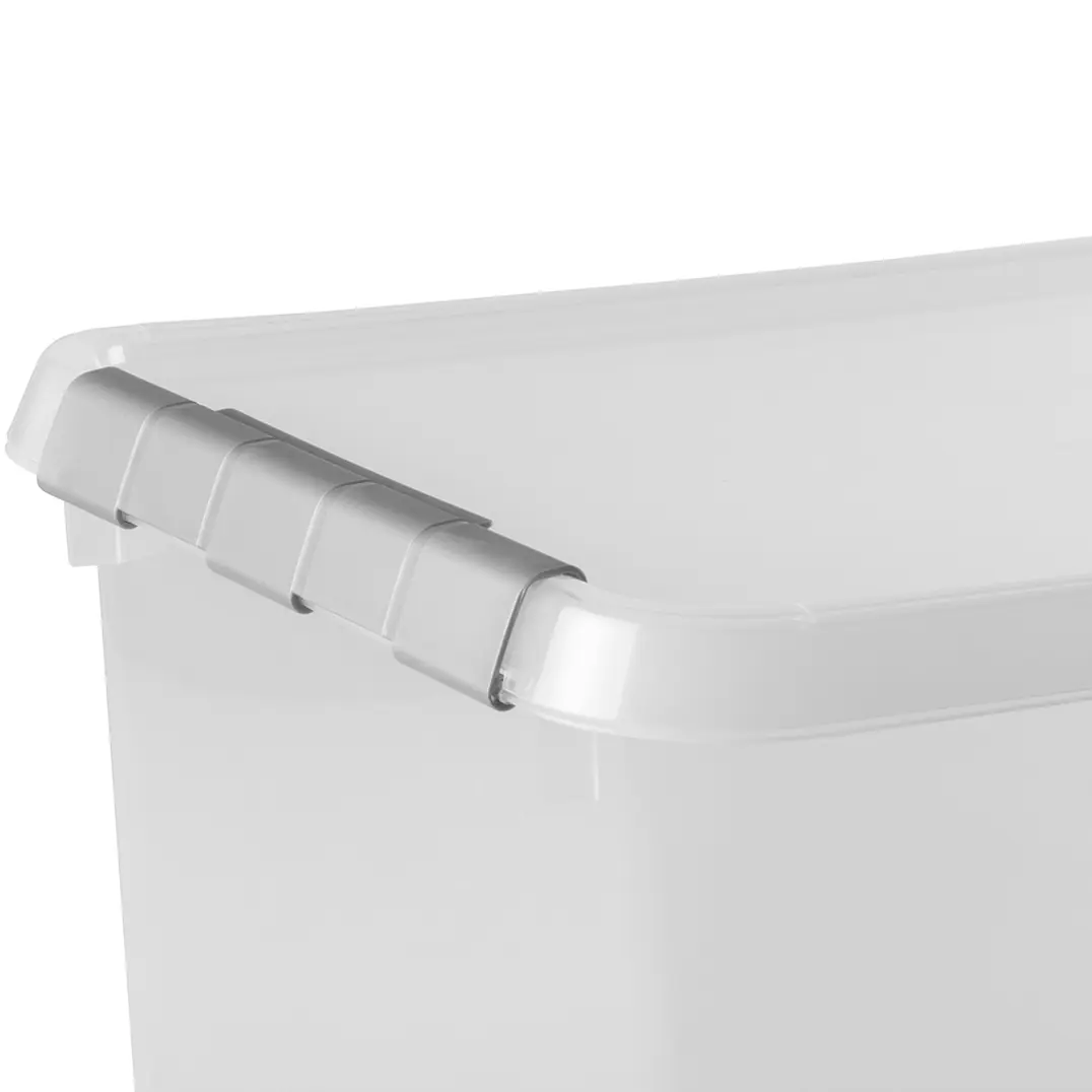 Sunware Aufbewahrungsbox Comfort-Line mit Deckel 40 x 30 cm 22 L transparent 3er Set