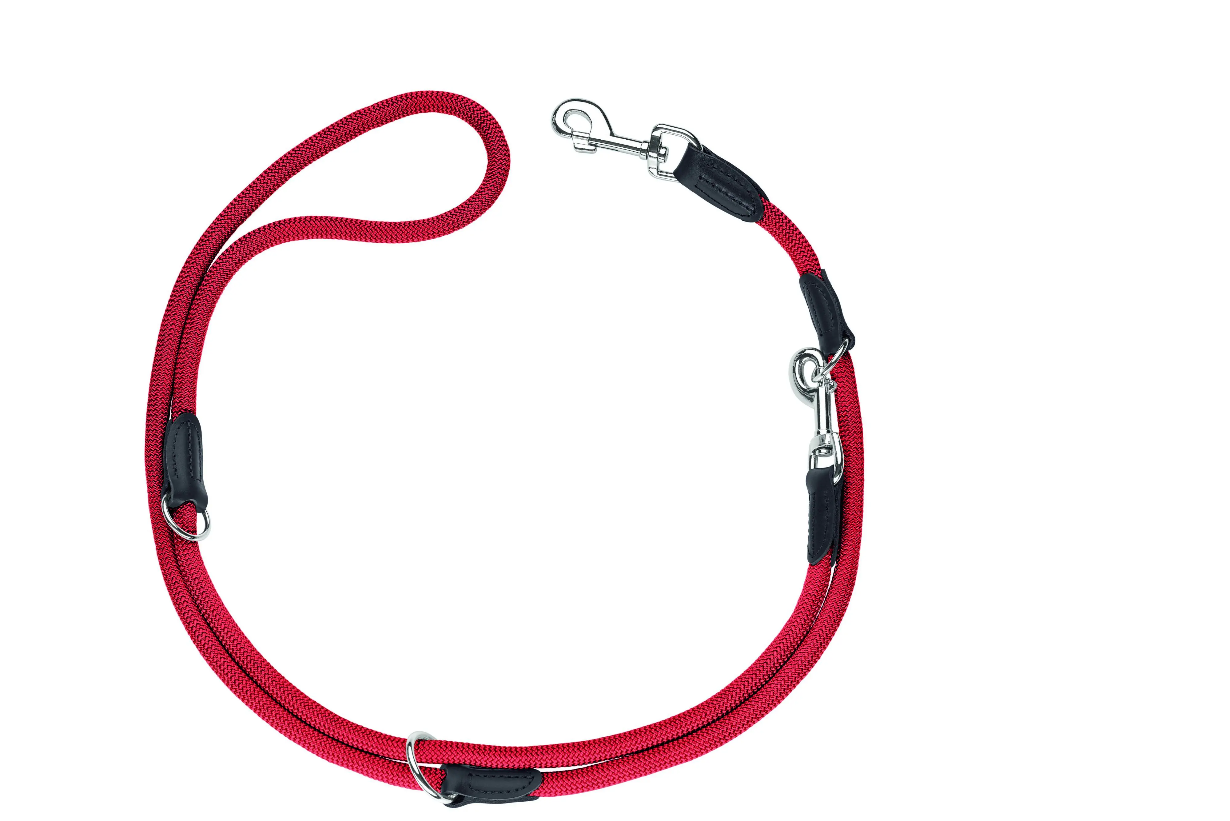 Hunter Hundeleine Führleine verstellbar Freestyle 2 m x 1 cm rot