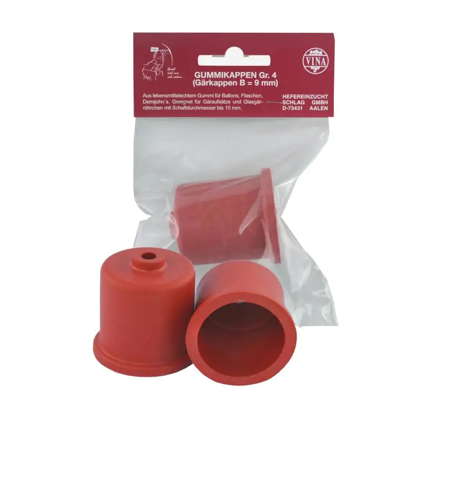 Vina Gärkappe Ø 44 mm lebensmittelechtes Gummi