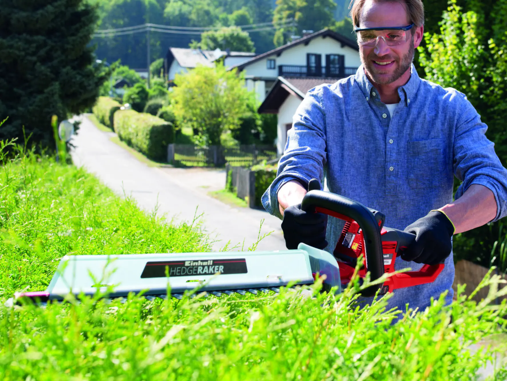 Einhell Akku-Heckenschere ARCURRA 18/55 55 cm Schnittlänge