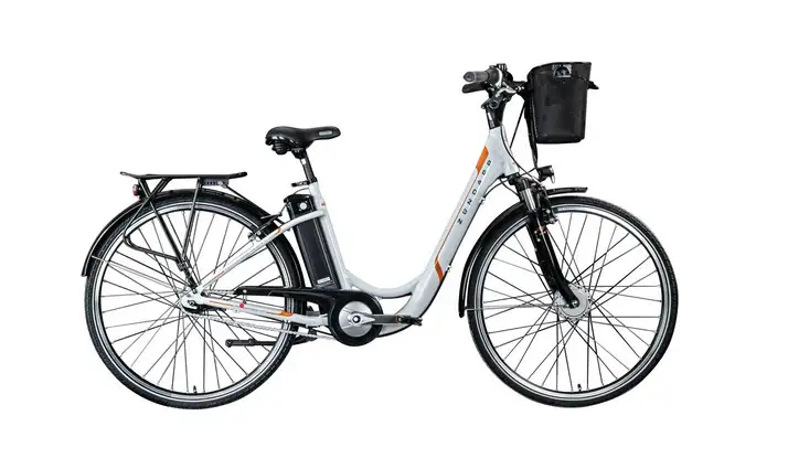Zündapp E-Bike City Z517 28 Zoll 7-Gang 536 Wh weiß orange