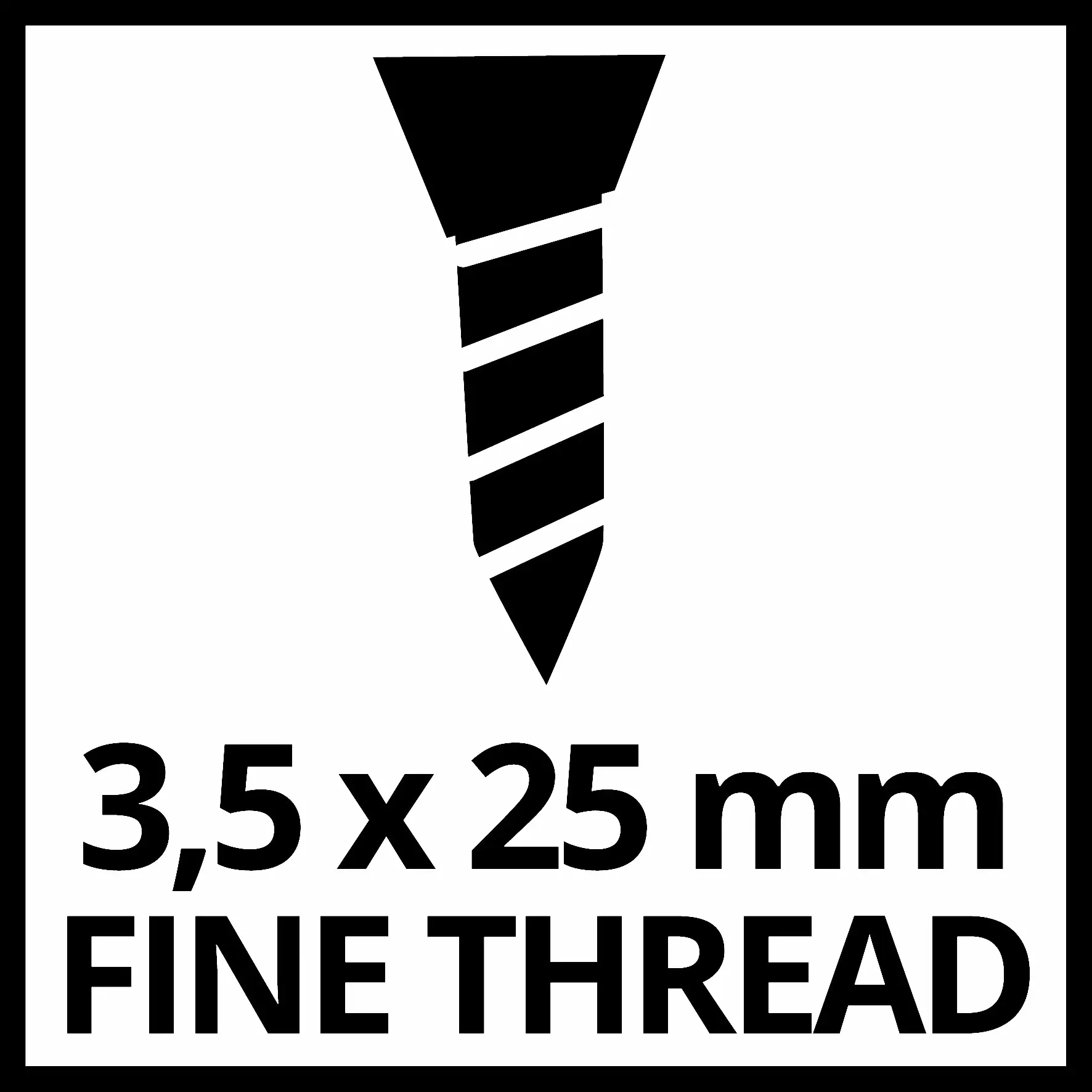 Einhell Schraubengurt für Trockenbauschrauber fein 3,5 x 25 mm