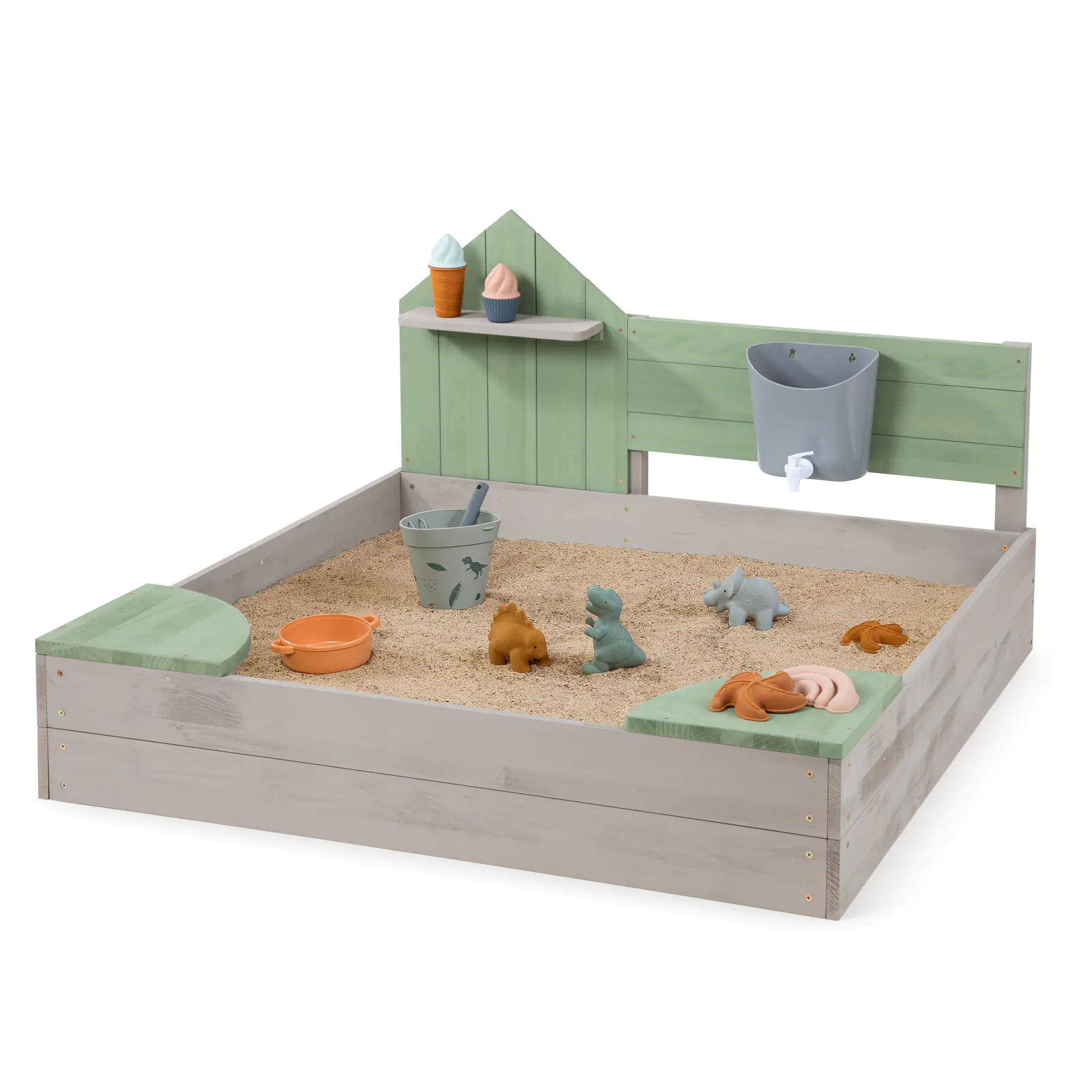 Muddy Buddy Sandkasten Cozy House 100 x 100 x 60 cm