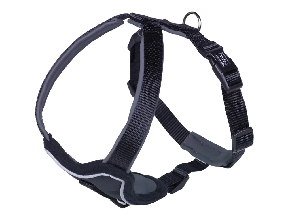 Nobby Komfort Hundegeschirr Classic Preno schwarz/grau