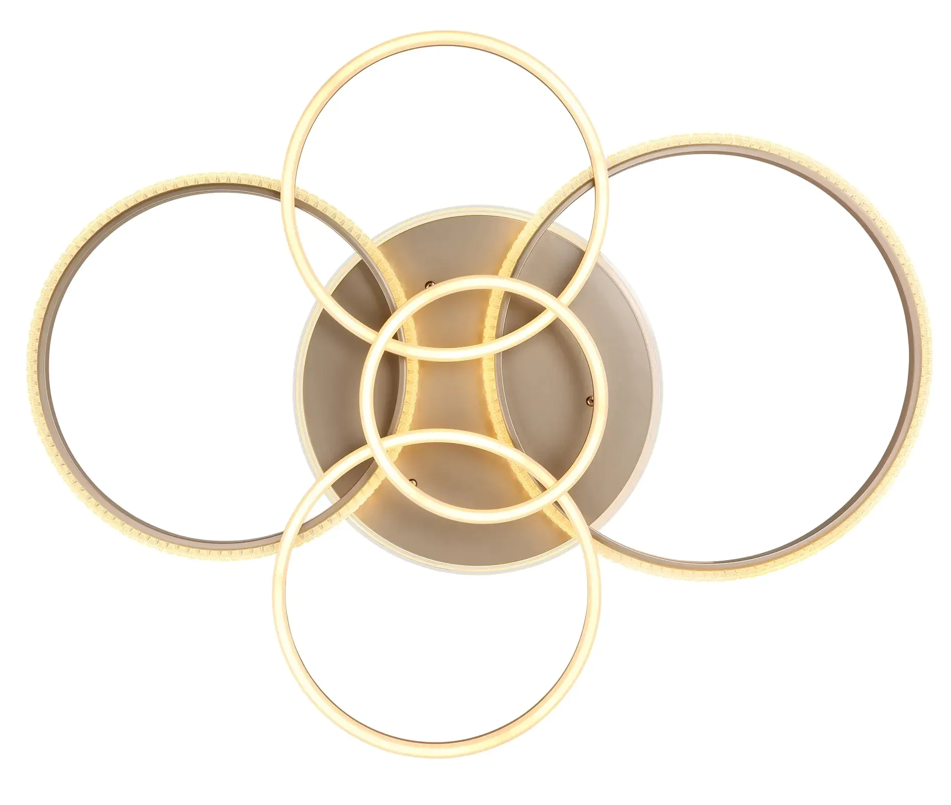 Globo LED Deckenleuchte Lorelei champagnerfarben