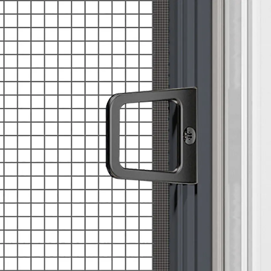 Windhager IS Fliegenschutz-Fenster Plus 140 x 150 cm schwarz/anthrazit