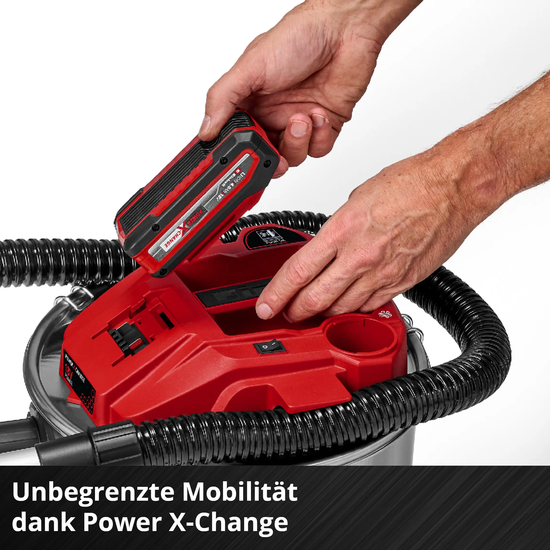 Einhell Akku-Aschesauger TE-AV 18/15 Li C Solo 18 V