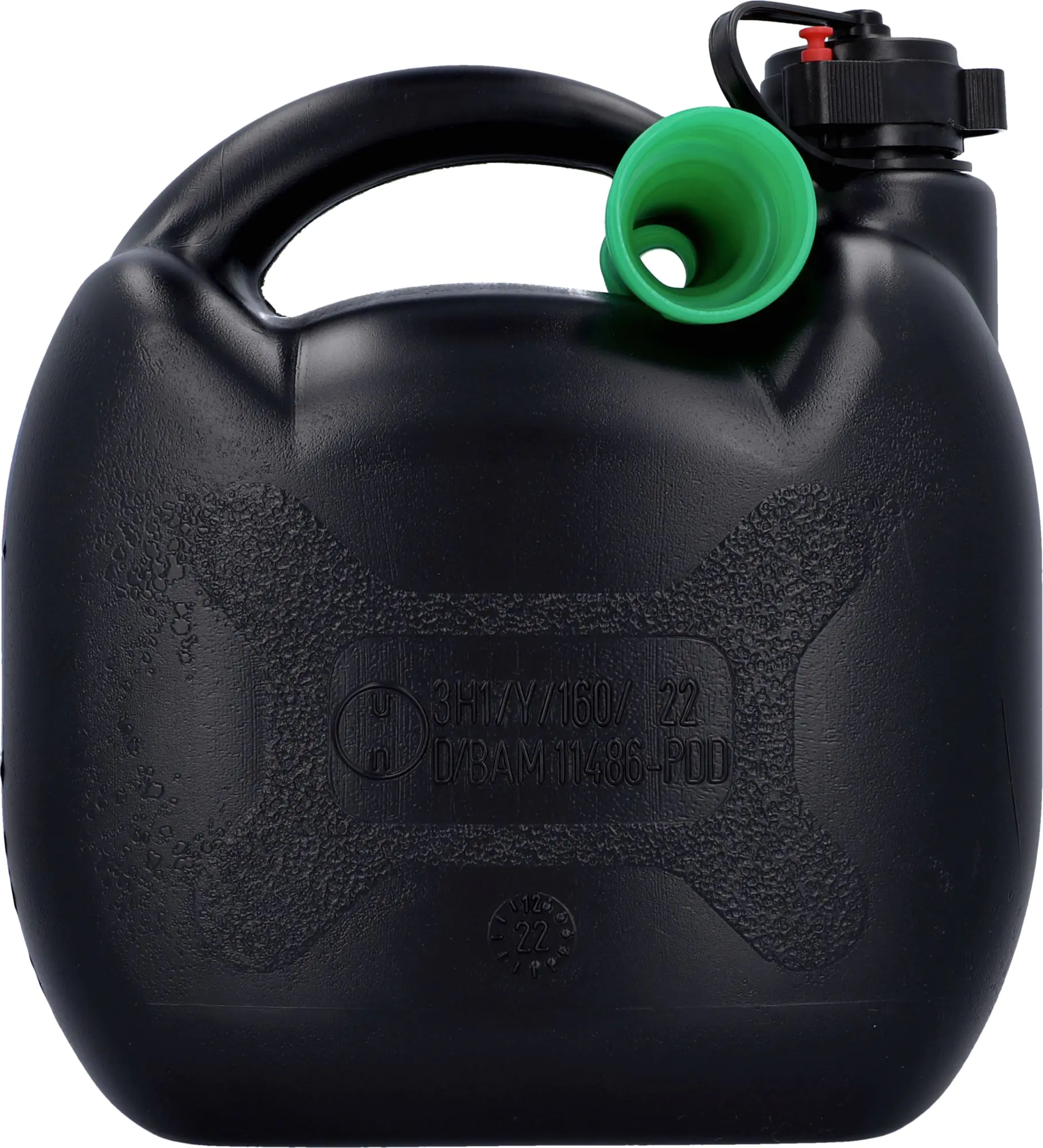 Cartrend Benzinkanister 5 Liter Kunststoff schwarz