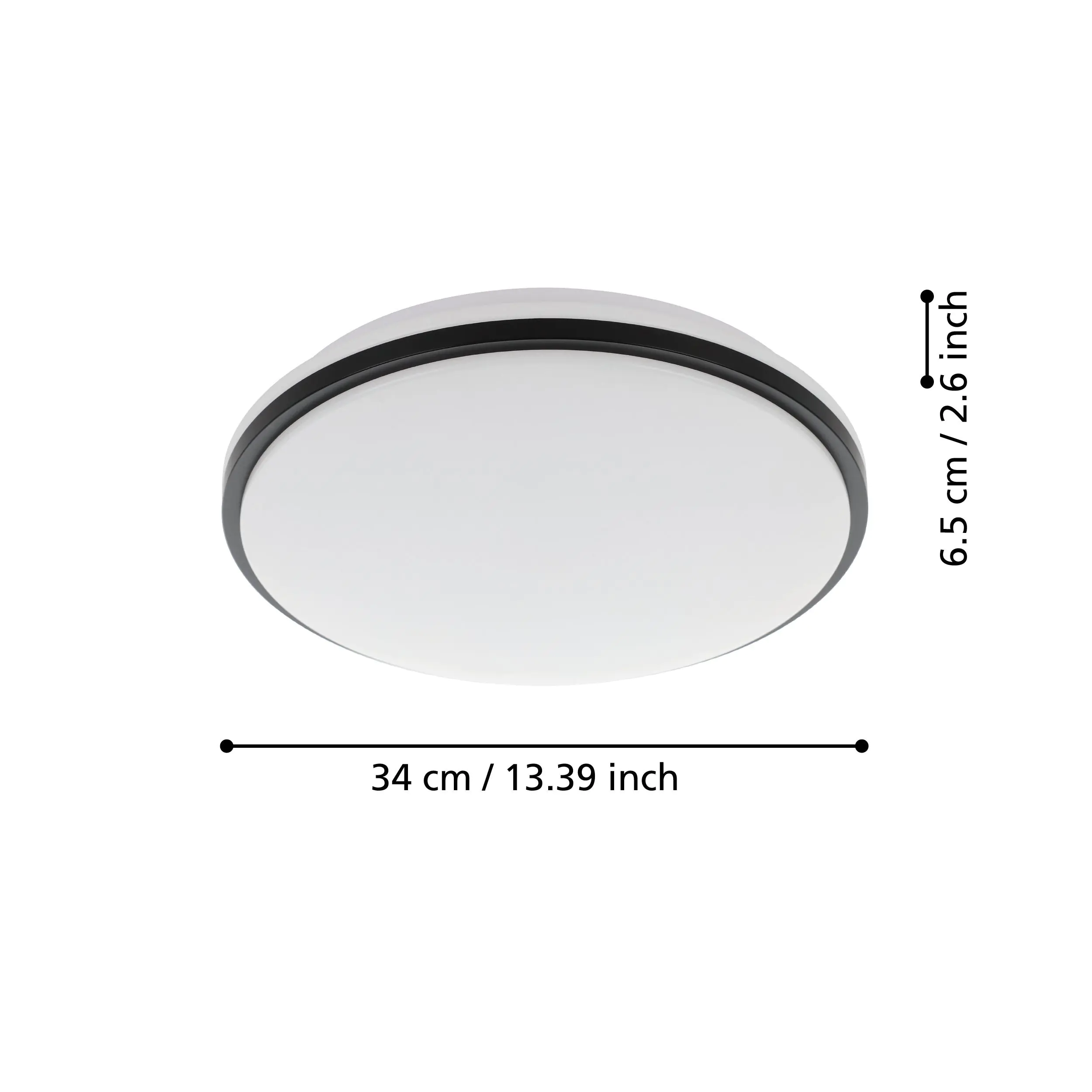 Eglo LED Deckenleuchte Pinetto Ø 34 cm neutralweiß