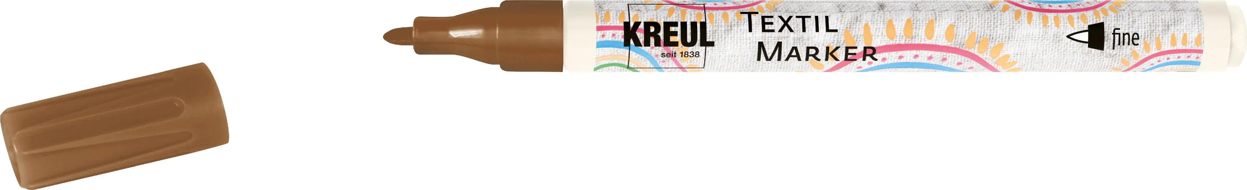 Kreul Javana texi mäx Opak Stoffmalfarbe für helle und dunkle Stoffe rot