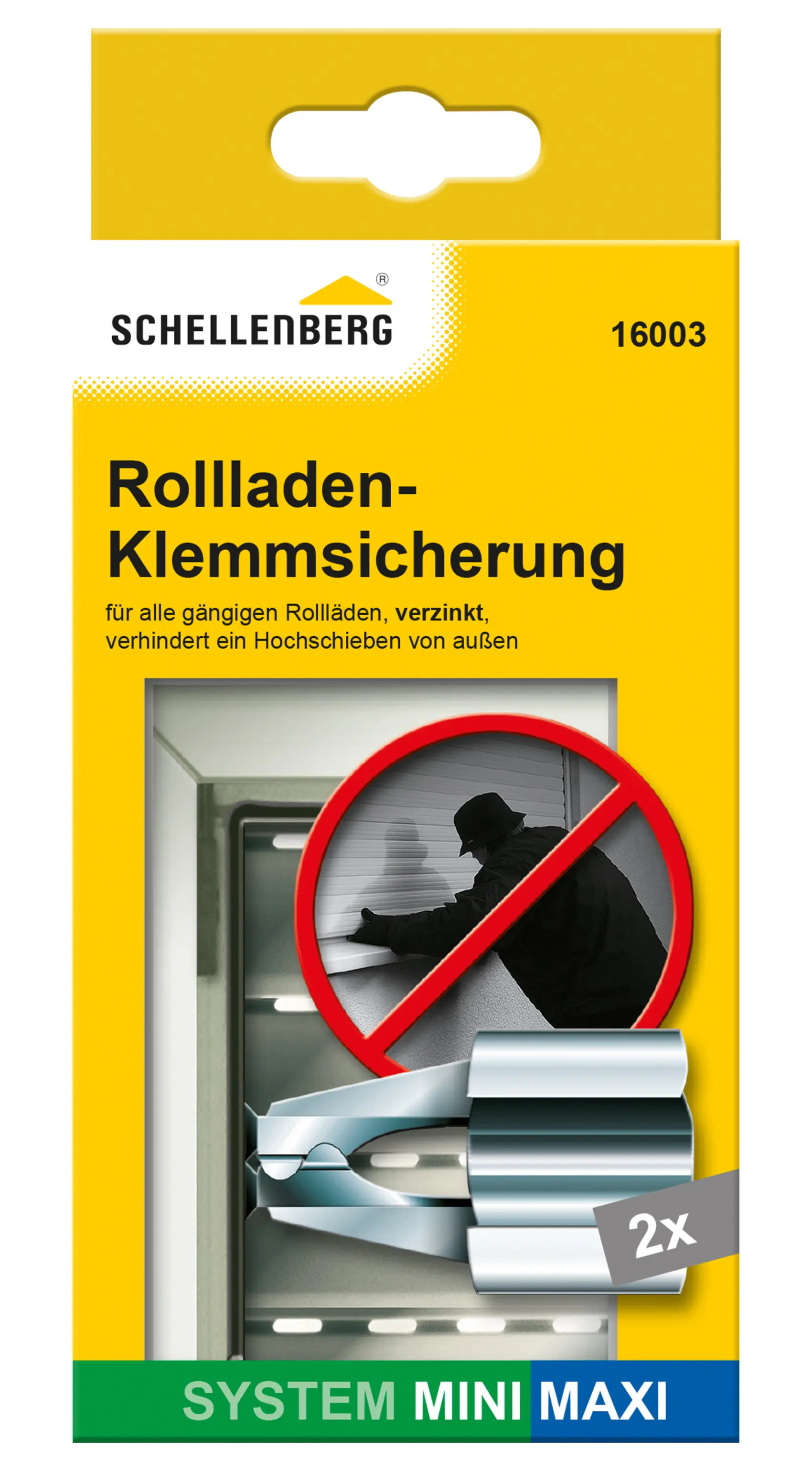 Schellenberg Rollladen-Klemmsicherung silber