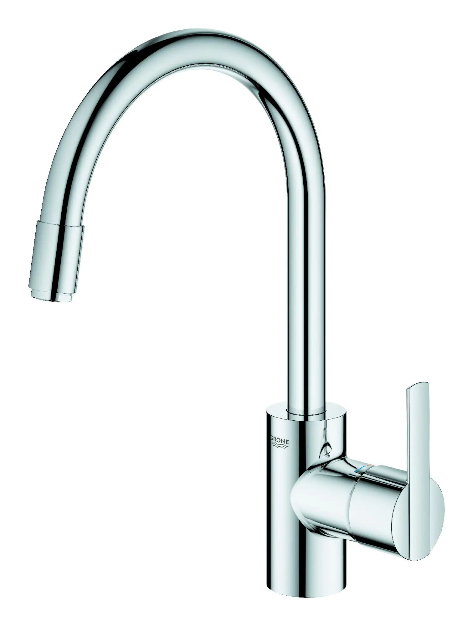 Grohe Spültischarmatur Feel verchromt, mit Handbrause