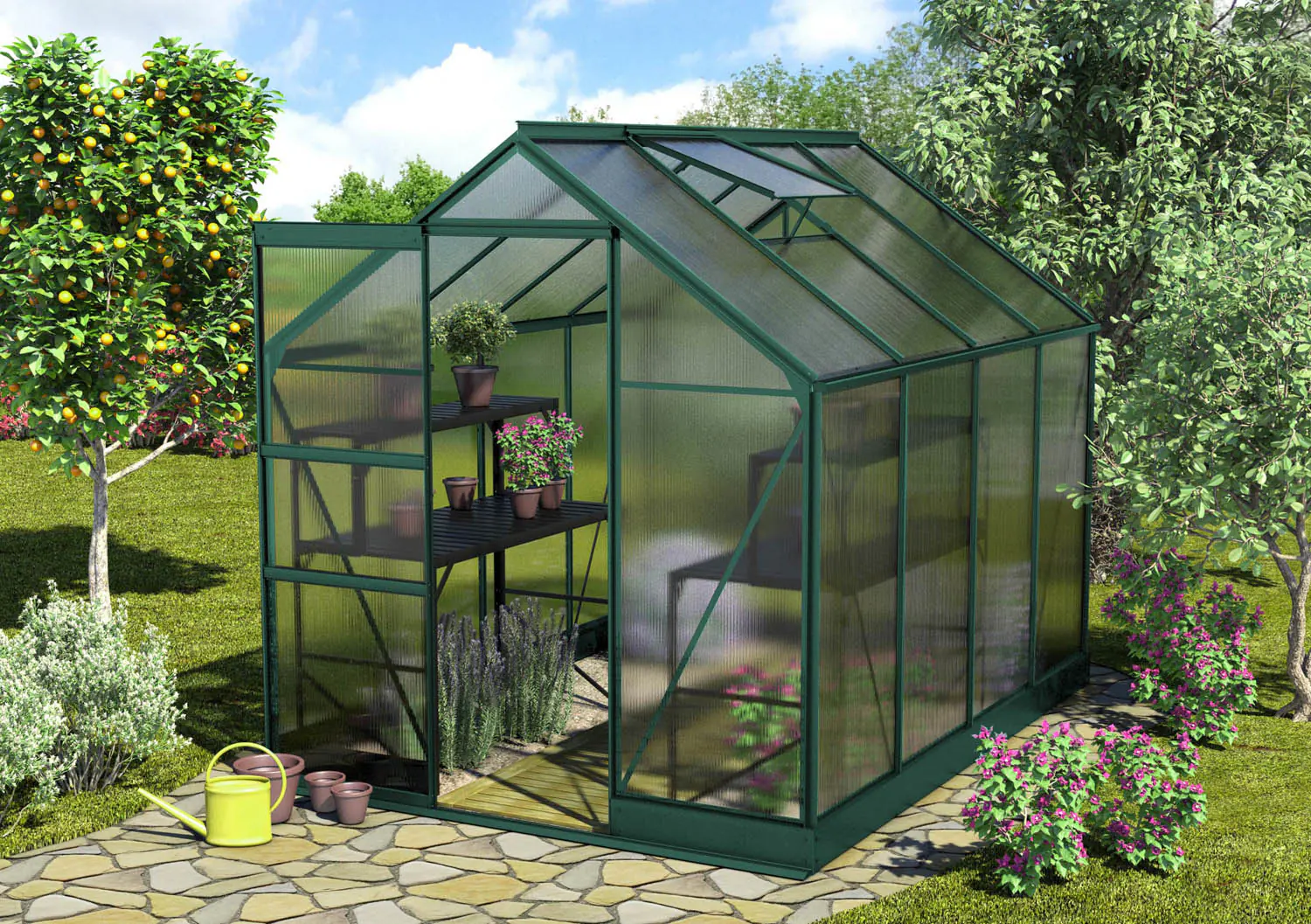 Vitavia Gewächshaus Apollo 5000 195 x 261 cm 6 mm HPK