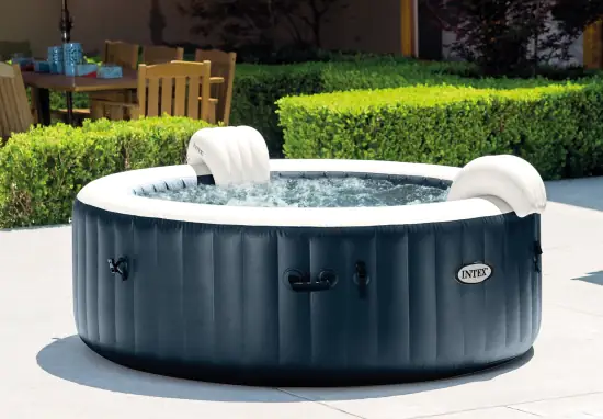 Intex PureSpa Whirlpool Bubble Massage Set 216 x 71 cm, blau
