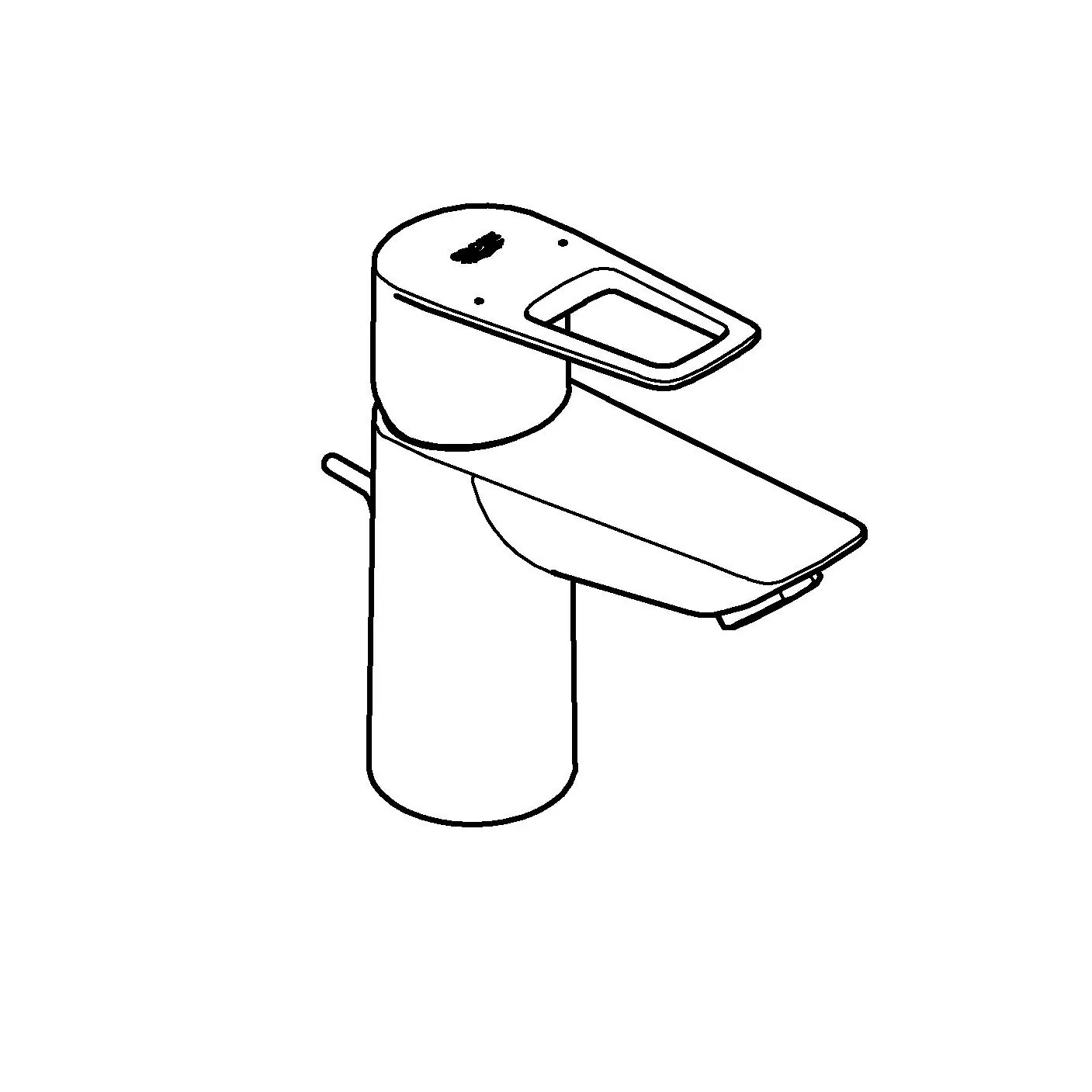 Grohe Waschtischarmatur Start Loop verchrom 