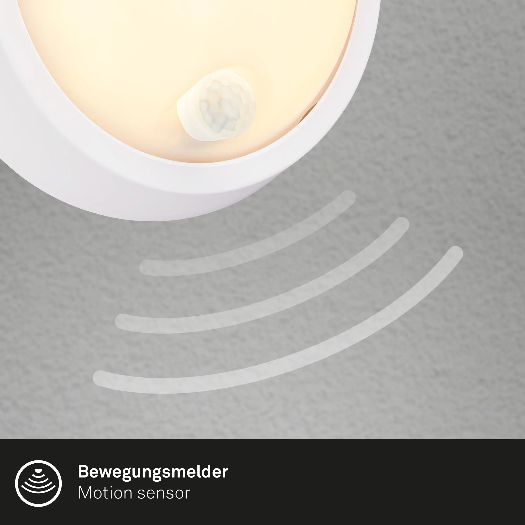 Briloner LED Außenwandleuchte Puni Akku 4W weiß Bewegungssensor warmweiß