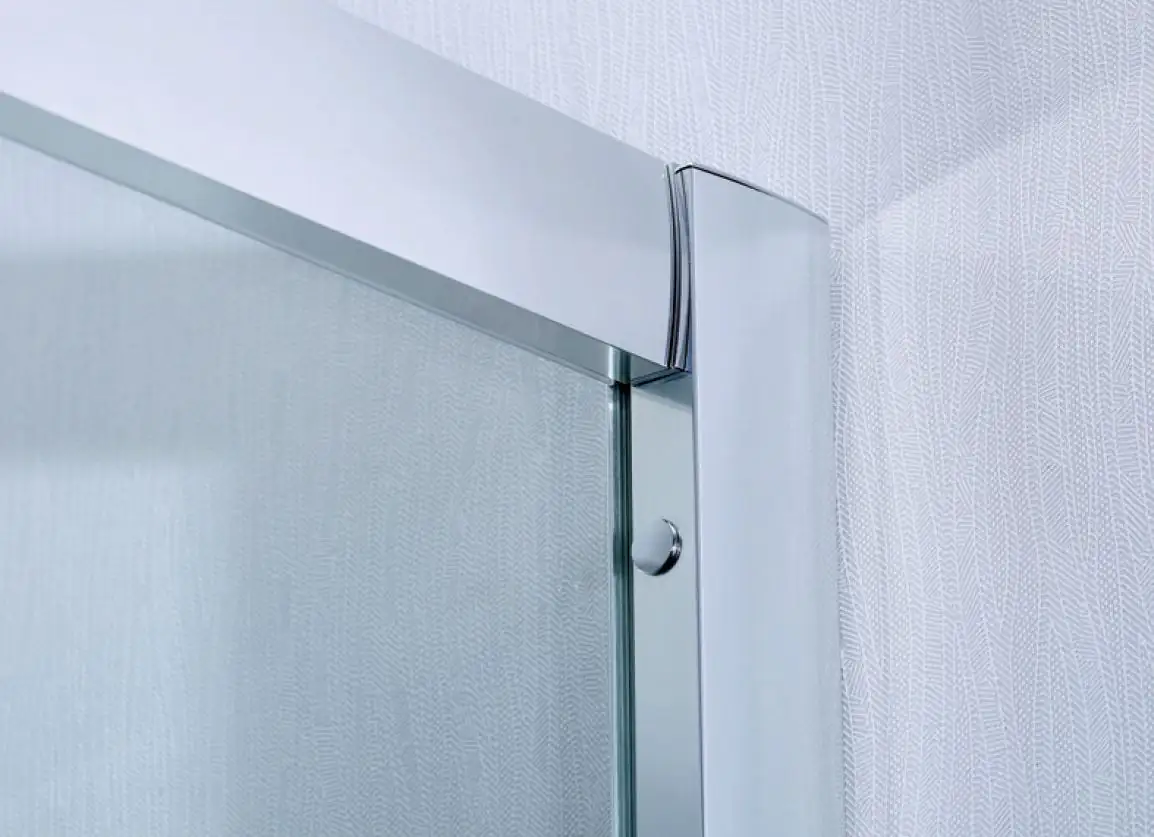 Primaster Eckdusche Easy-5 Schiebetür 90 x 90 cm Klarglas chrom
