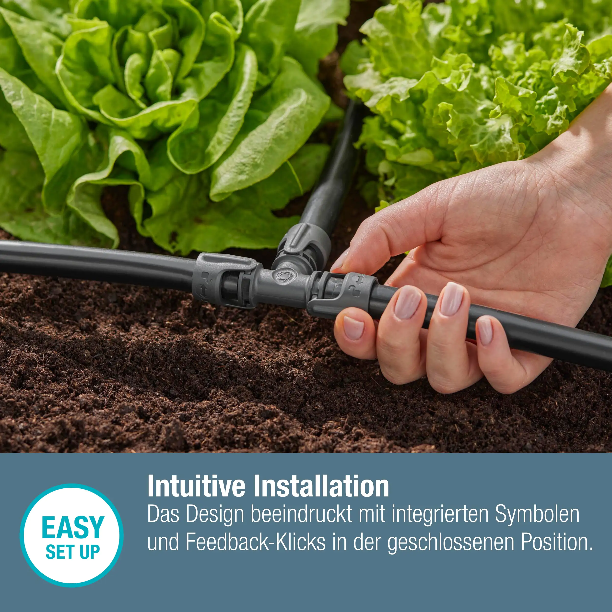 Gardena T-Stück, 13 mm (1/2")