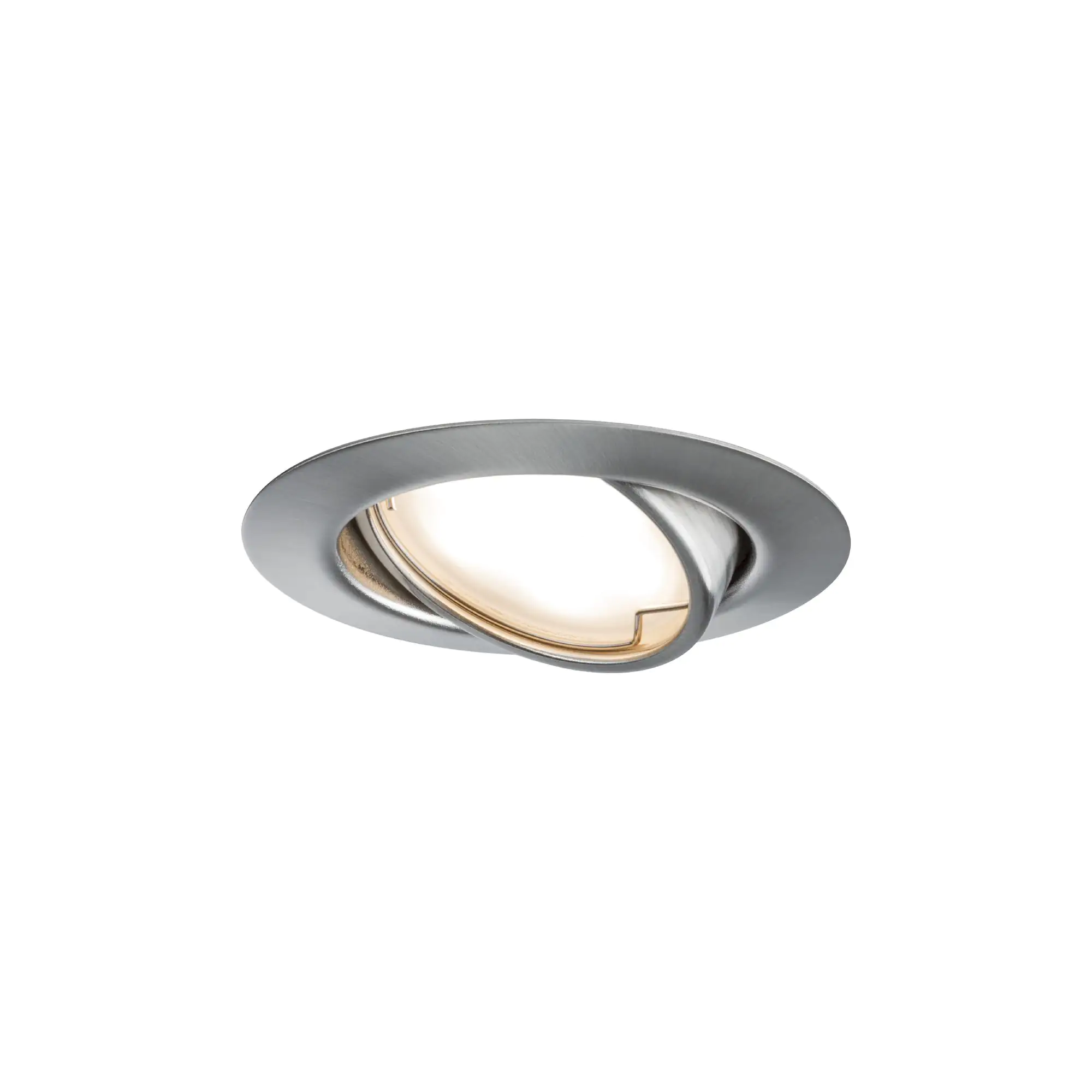 Paulmann LED Einbauleuchte Base Coin eisen Ø 9 cm schwenkbar warmweiß