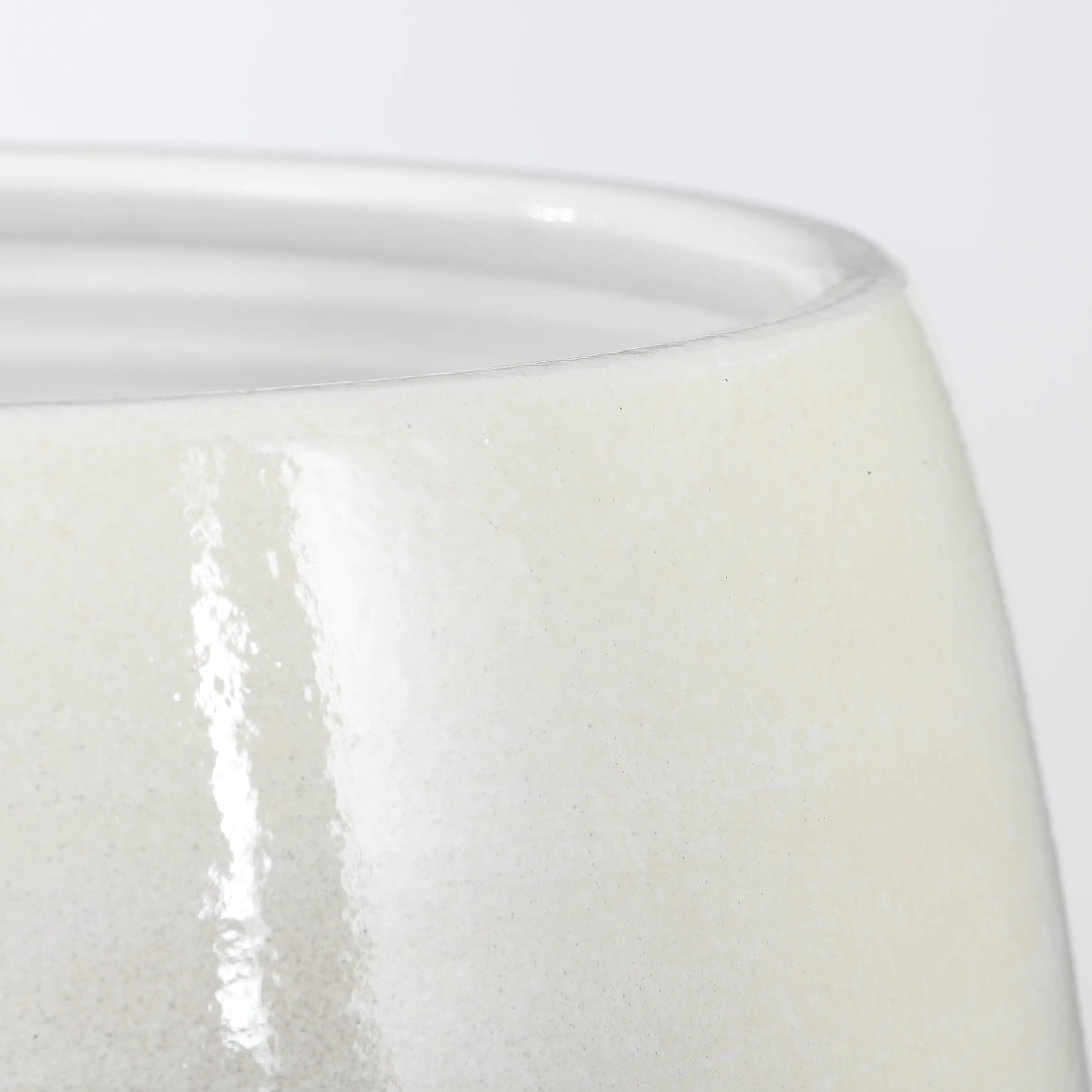 Mica Vase Lester hellgrau, 50 x 30 cm